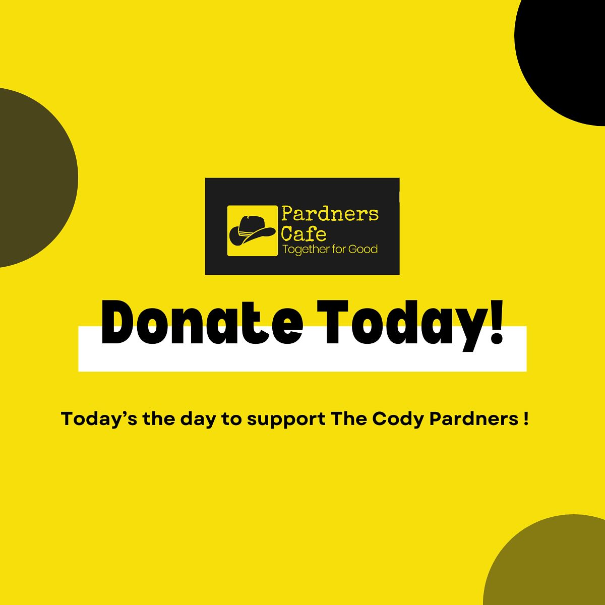 Today’s the day!
Help us grow our mission by supporting Cody Pardners this WyoGives Day. Every dollar helps us provide jobs, social opportunities, and a brighter future for adults with disabilities.
🔗 Link in bio to donate — thank you for supporting us!
https://www.wyogives.org/organizations/cody-pardners