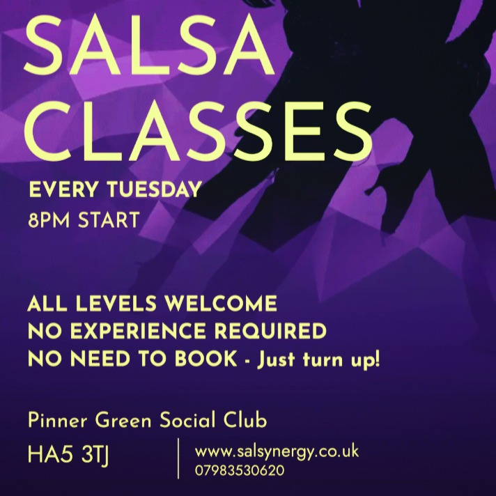 We're OPEN on Tuesdays in Pinner every week! 💃🏽🕺🏽
Join us for Rueda de Casino & Salsa classes - no partner needed, just come ready to move 👣
📍 Pinner Green Social Club, HA5 3TJ
🕗 Class starts 8PM sharp
💥 All levels welcome!
#SalsynergyTuesdays #SalsynergyPinner #RuedaDeCasino #CubanSalsaUK #SalsaLondon #DanceCommunityUK #Pinner