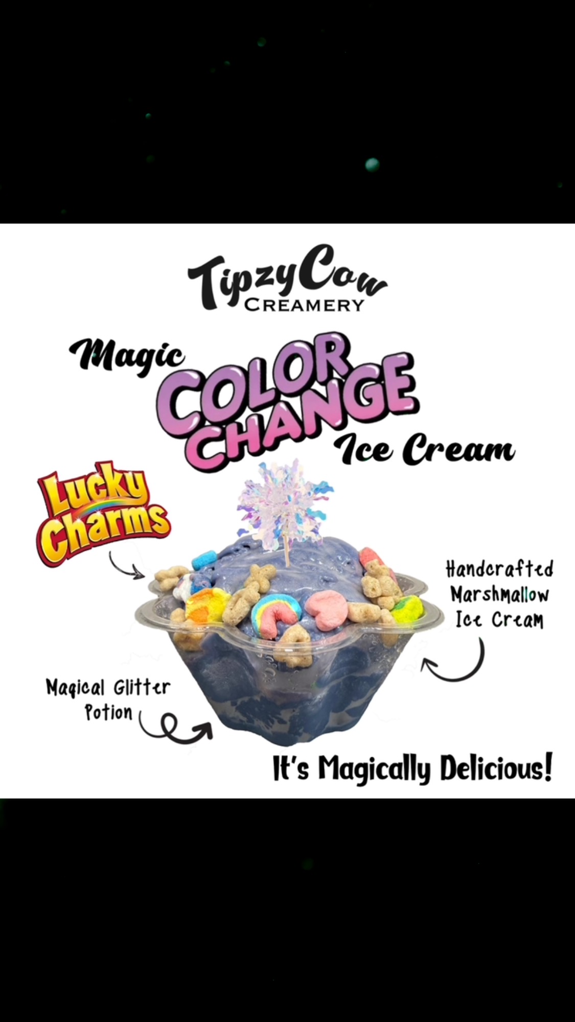NEW - MAGIC COLOR CHANGING ice cream for YYC Ice Cream Fest! Come help support Calgary Meals on Wheels with some magical fun! #yyc #yycicecream #freshandlocalmarketandkitchens #yycicecreamfest #calgarymealsonwheels #magic