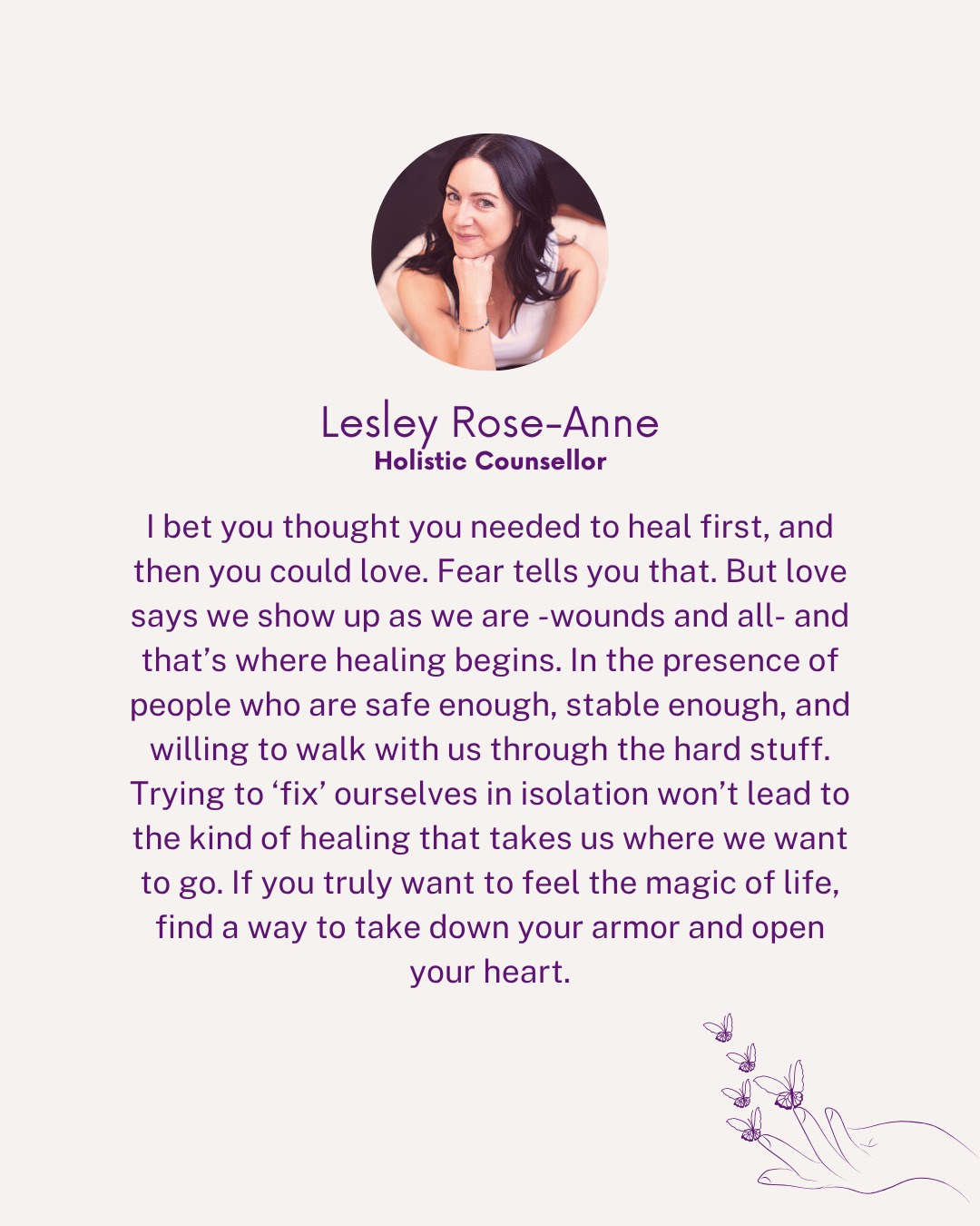 Sure, we all need time to ourselves to work through things, but if you'd rather do it all alone, that's not what life is about.
And that'd be way too easy š
š
#holisticmentalhealth
