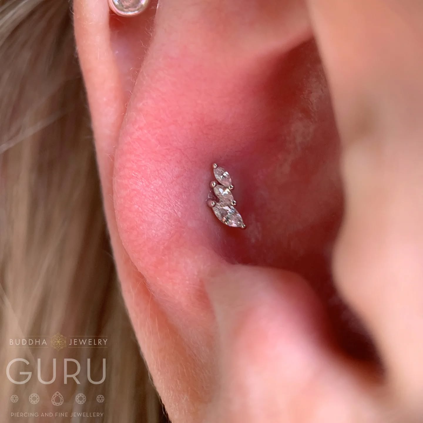 ✨ Conch goals! ✨
Here's a fresh conch piercing we did with this striking piece 😍💎
Multiplicity by @buddhajewelryofficial is a 14kt white gold beauty featuring three brilliant white marquise-cut cubic zirconias. Clean, elegant, and perfectly placed for maximum sparkle.
Styled by Gem, pierced by Franki 💕
•
•
•
•
•
•
•
•
•
•
•
•
•
#ukapp #safepiercinguk #newpiercing #earpiercing #piercing #bodypiercing #brighton #brightonpiercer #beautiful #piercingjewelry #earcuration #curatedear #highquality #shopsmall #shopindependent #shoplocal #northlaine #buddhajewelry #whitegold #conch #conchpiercing #ukappmember #brightonpiercing #highquality #thelaines #piercersofinstagram