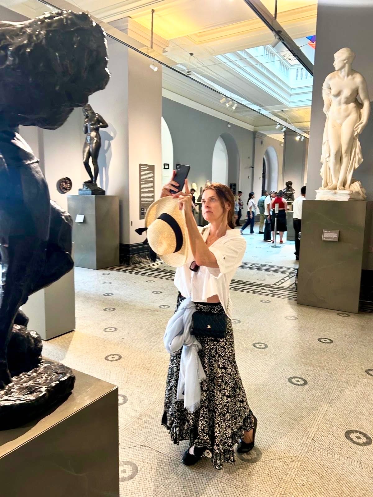 Auguste Rodin, mi móvil y yo. @vamuseum