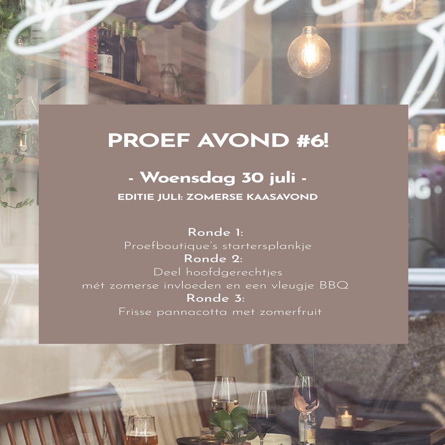 Daar is ie weer! De maandelijkse kaasavond op woensdag 30 juli!
Reserveer je plekje, wij hebben er weer zin in.
Let the sun shine 🔆
#kaasavond #proefboutique #shareddining #proefavonden #proefboutiquedenhaag #oudemolstraat #hofkwartier #denhaag