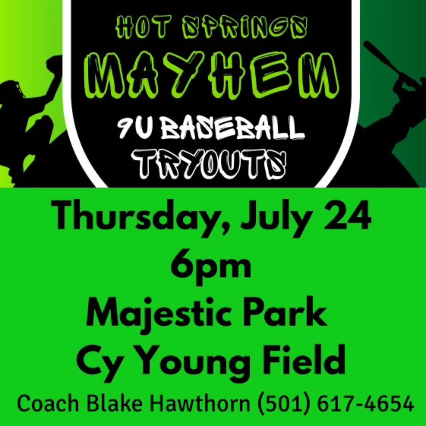 Come join the MAYHEM⚾