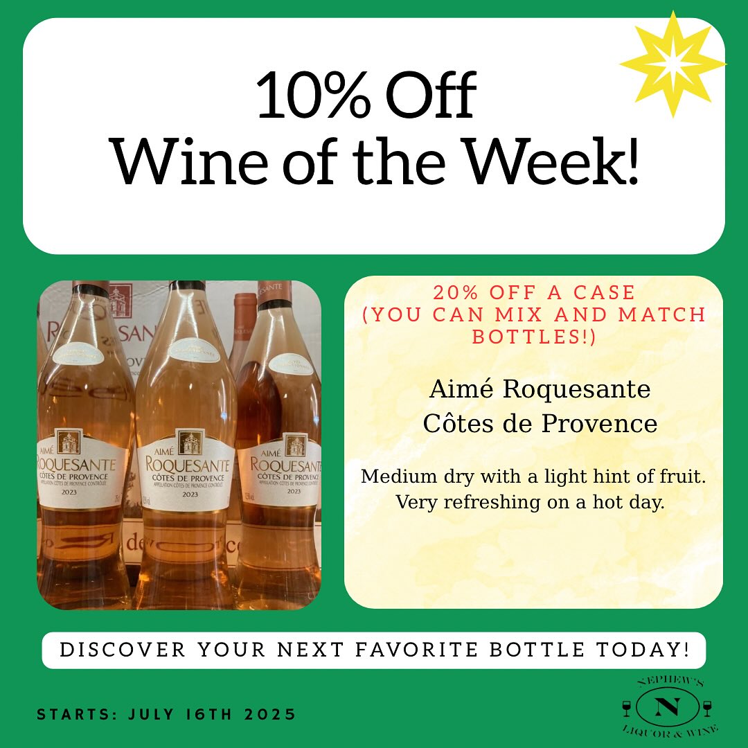 ☀️Wine of the Week! ☀️
#lakechamplain#adirondacks#upstateny#champlainny#vermont#rousespointny#montreal#toronto#canada#wuebec#bordertown#liquorstore#frenchwine