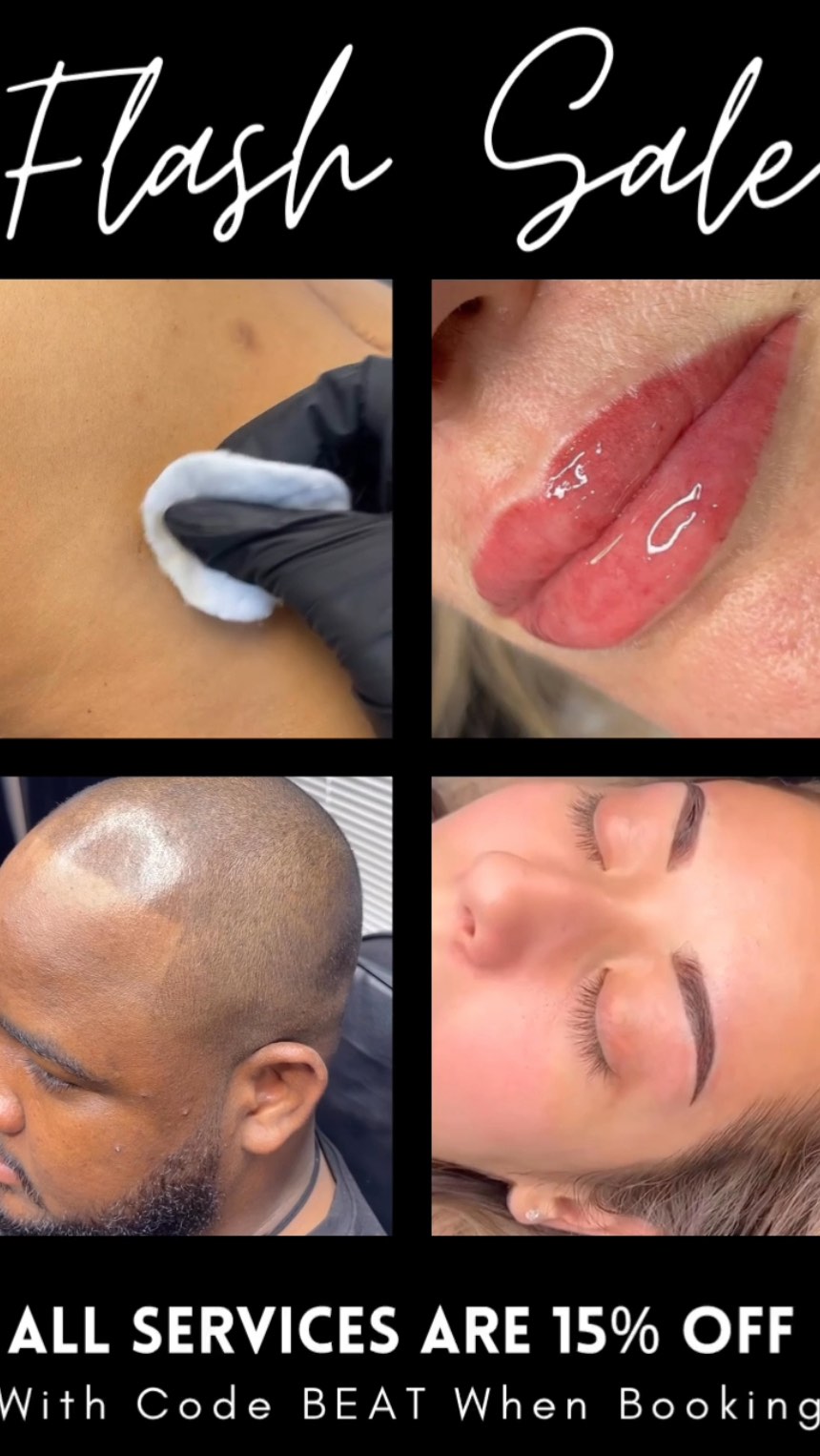 Our First Ever SUMMER TIME FLASH SALE!
Don’t Miss It!
Click the link in our bio OR go to BEATANDBLADE.COM
Secure an appointment for your Cosmetic or Paramedical Tattoo service with us!
15% Off Any Service
Use Promo Code BEAT When Booking
AND YES YOU CAN USE CHERRY FOR A PAYMENT PLAN!!!
Enhancing Lives One Image At A Time™️
BEAT & BLADE
📍Houston, TX
(832) 377-5677
info@beatandblade.com
www.beatandblade.com
#houston #summer #fyp #beatandblade #reelitfeelit #reel #houstontattooartist