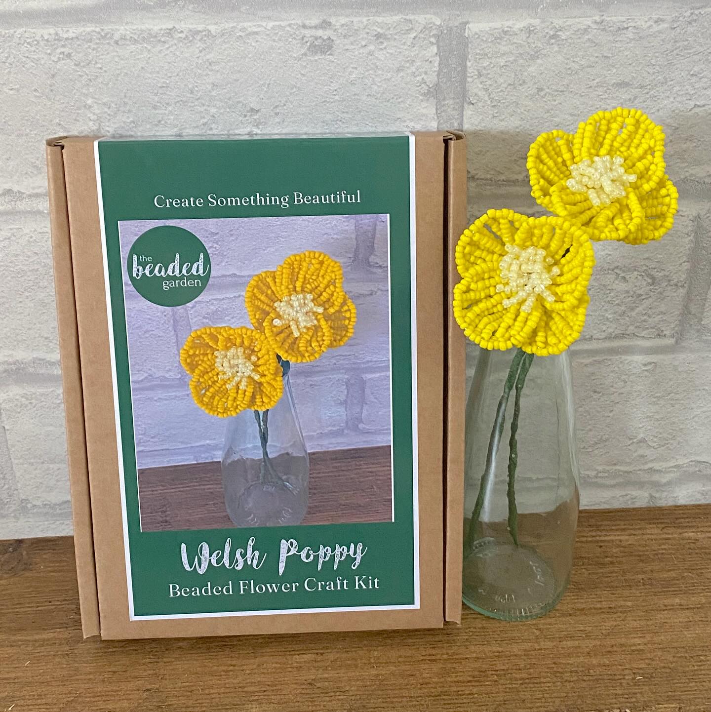 Welcome to our little beaded garden, the Welsh Poppy in her bright and cheerful yellow!
#welshpoppy #poppy #thebeadedgarden #beadedflower #craft #crafttherapy #craftylife #craftyfriends #beadart
