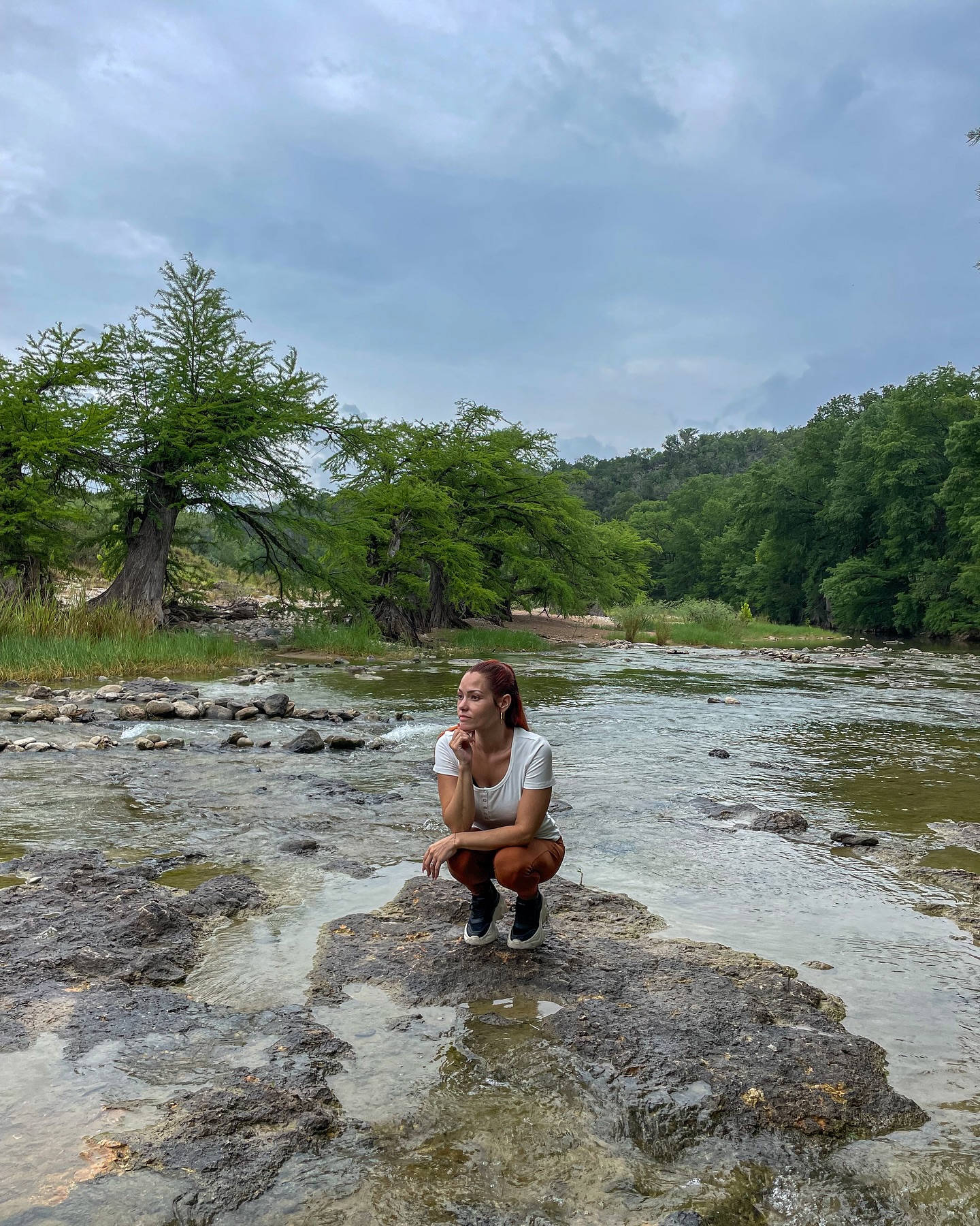 Day 4 of our summer trip went a little like this…
Mountains, river, falls and tons of rock climbing and jumping.
And yes, I prefer to hike in my @adidas slides, for anyone one judging as they are wayyyy more comfy!
Pedernales falls state park in the big ol’ Texas is beyond what we expected.
To me it felt a little bit like a desert but with a mountain feel.
Definitely one of our favorite state parks so far.
Wish we had more time to explore but the next adventure calls and we gotta answer.
#pedernales #texas #familyvacation