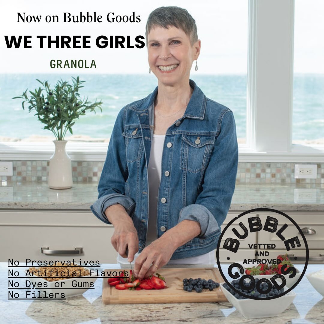 If @bubblegoods approves it, you know it’s good!
We’re officially part of the Bubble Goods family. You can now shop your favorite small-batch granola on Bubble Goods, an online marketplace that curates clean and trusted brands that put quality first.
Support small, snack better, and taste the We Three Girls difference!
https://bubblegoods.com/collections/we-three-girls-llc