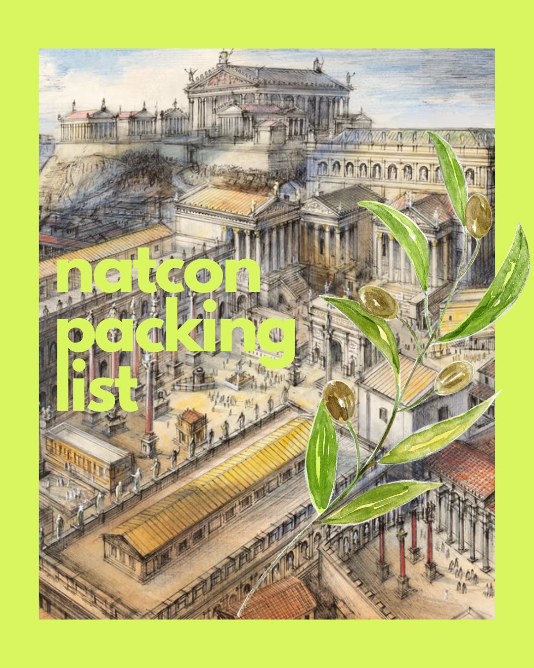 georgia — natcon is approaching rapidly, so it’s time to start preparing! this is just a general packing list so make sure to also pack whatever else you might need (such as food, projects, etc) for a week long trip.
don’t forget to check your email for any updates and text 81010 @gjclnatty to join the the remind !!
can’t wait to see y’all there 🤗🤗