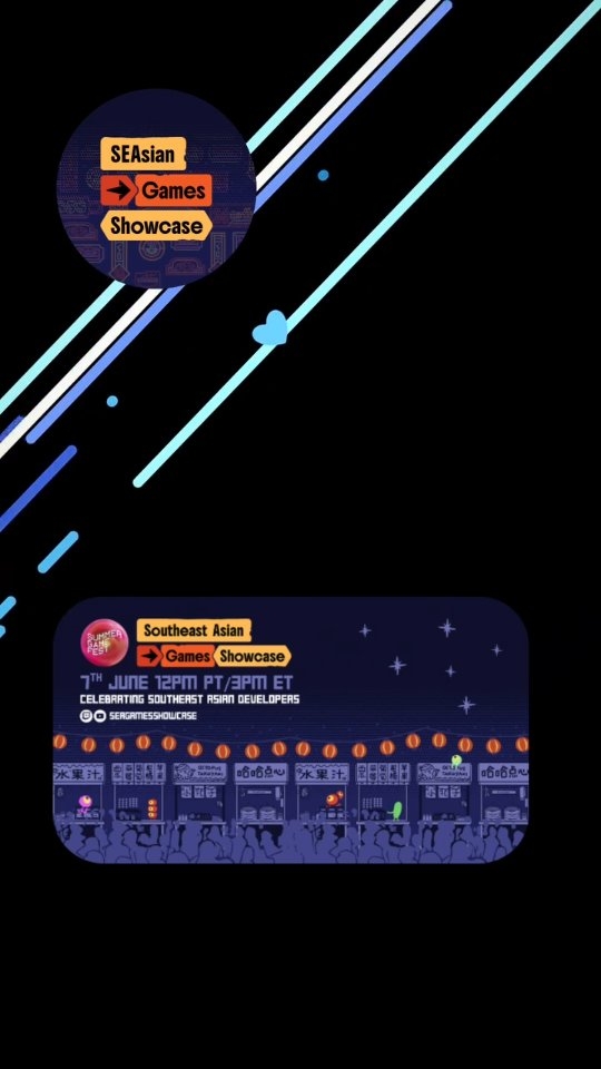 the steam summer sales are over (and my steam deck groaning under the weight of the new indie games it has been blessed with) and so is summer game fest ☀️
for which i was honoured to contribute the theme to the first Southeast Asian Games Showcase @seagshowcase, as well as scoring the introductory animation by the talented @agoooseteen ✨️🤩🎋!!
i loved incorporating traditional instruments from filipino, (singaporean) chinese and indonesian cultures into some hot and humid night-market beats 🎆🧨🎏
(thanks to this showcase i picked up until then and last time i saw you, among others... can't wait to play more amazing games from the region. sea rise up 🌊)