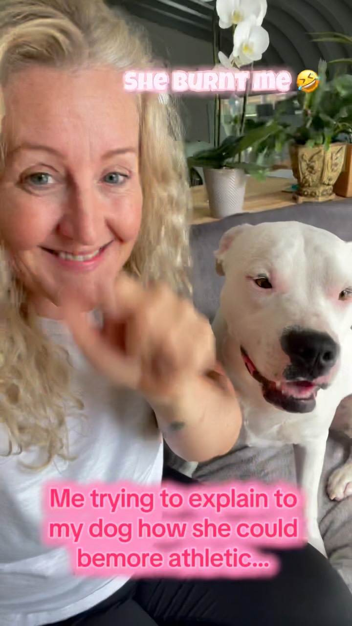 She’s got a point 🤣 #pittymom #funny #funnydogvideos #mydog