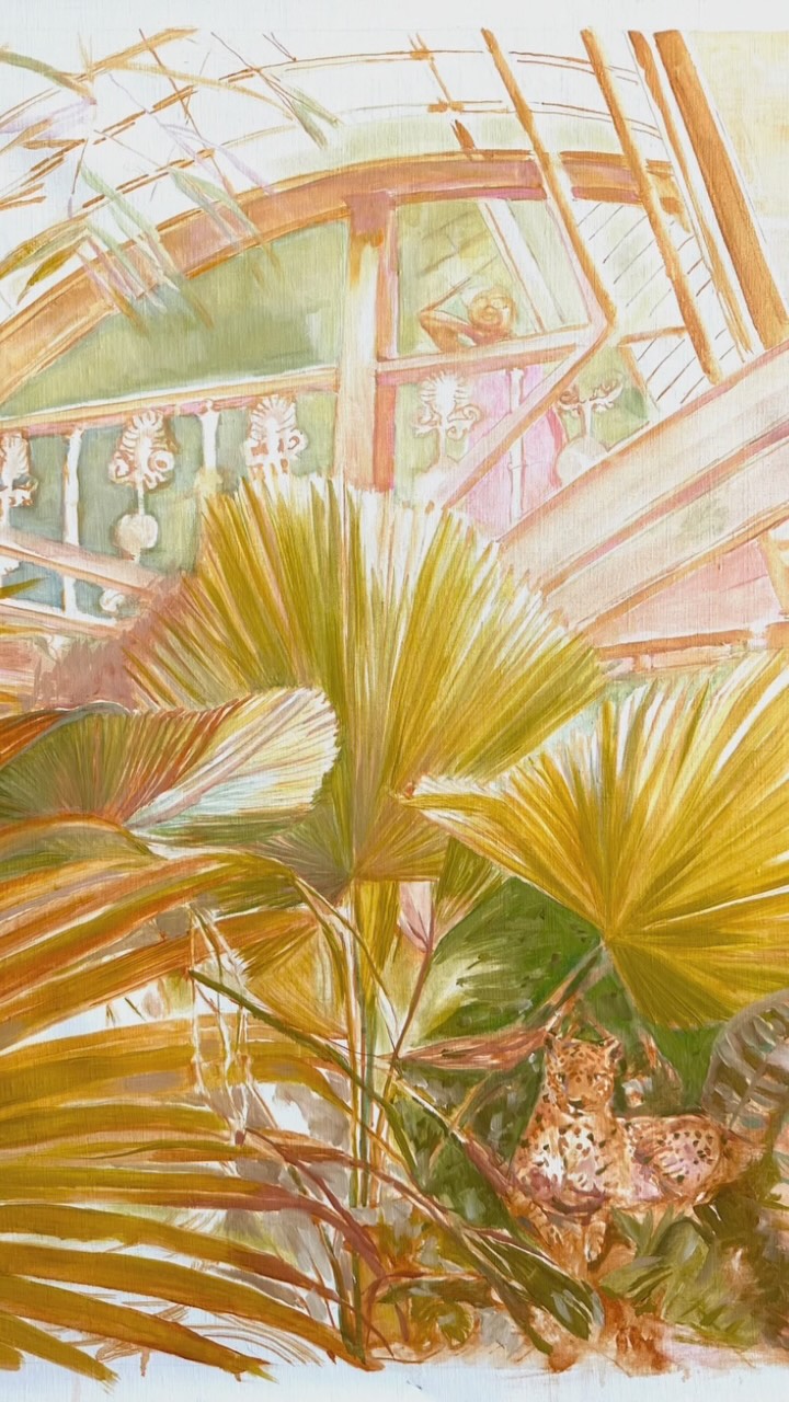 Work in progress, kind of a halfway point of what I hope for this painting. 🧑🏻🎨🙂🙃
#artwork #painting #artcollector #artistsoninstagram #frenchpainter #nadegemarneffeart #workworkwork #workshop #working #paintinginprogress #summer25