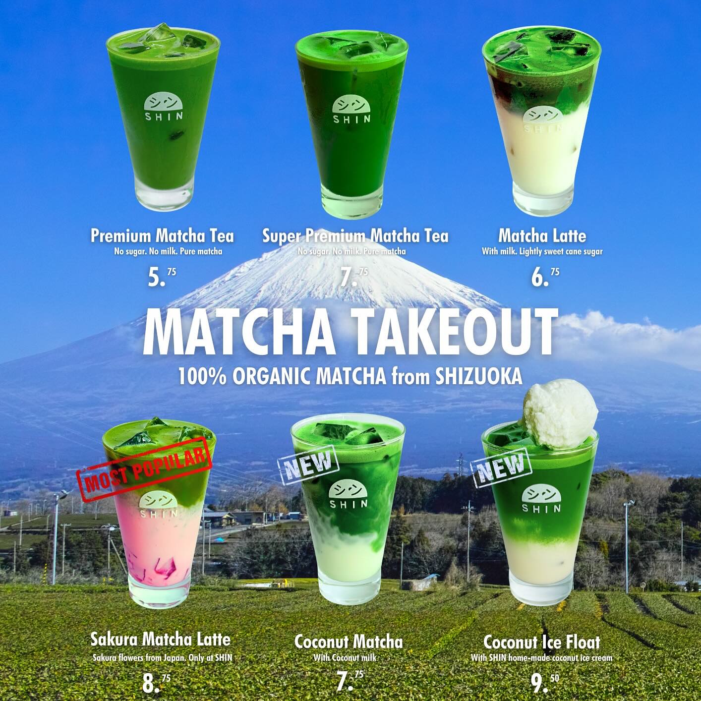 SHIN MATCHA TAKEOUT starts❤️
We open 14:00 to welcome matcha lover💚
Summer new flavor is coconut matcha 🥥
Coconut ice is SHIN’s homemade🤍
Takeaway or Enjoy at SHIN’s bar/terrace♥️
#matcha
#matchalover
#sakuramatcha
#coconutmatcha
#organicmatcha
#rotterdam
#rotterdammatcha
#matcharotterdam
#takeout
#takeoutmatcha