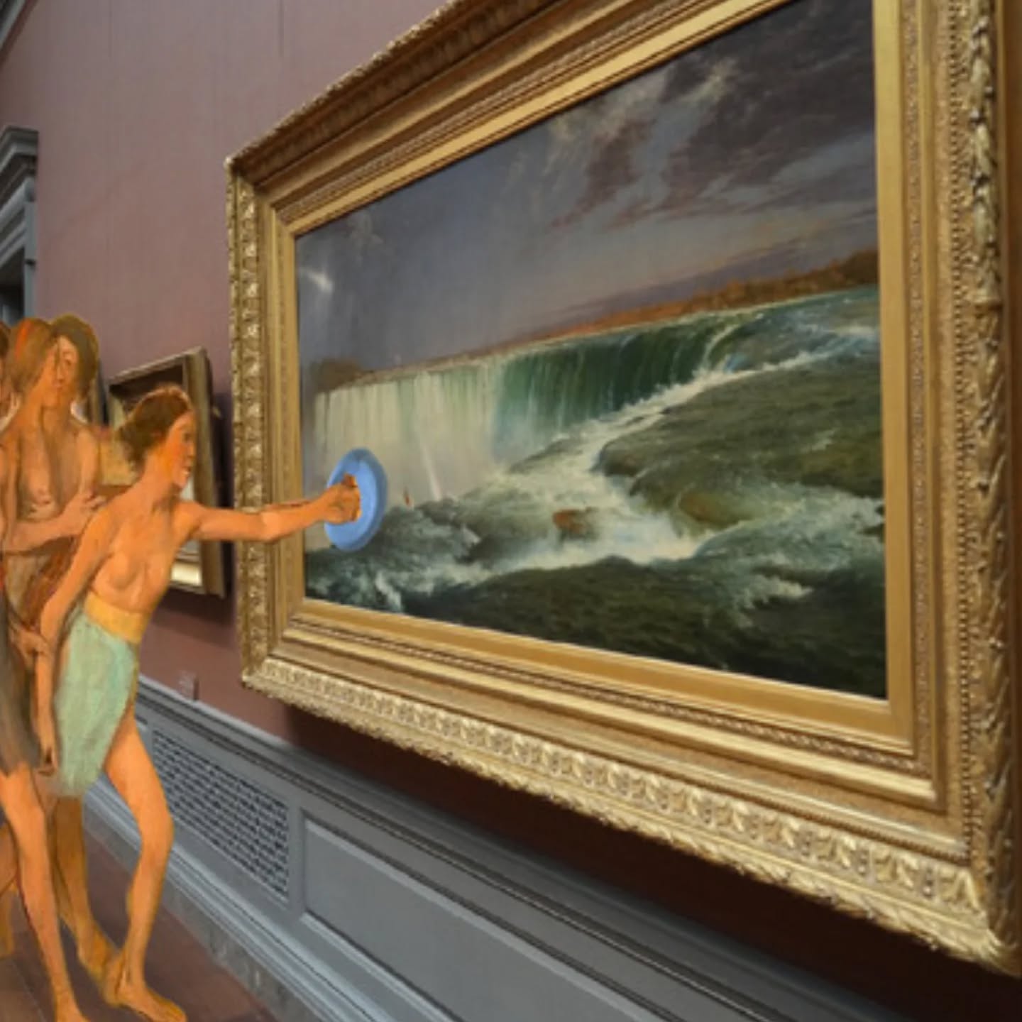 The Young Turks make their protest against Coach's training regime.
@jamesmarcusnorman #instagramimagetennis @new.balls.please #collage #niagara #fredericedwinchurch #thenationalgallery #martincreed #edgardegas