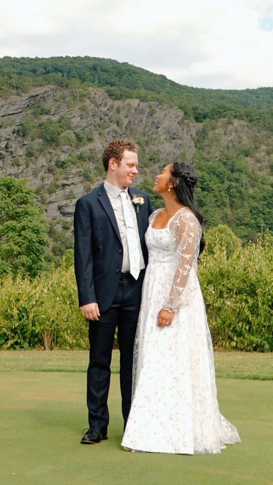 Reminiscing about the captivating views at @cliffviewgolfinnandbrewhouse and of course, the beautiful Khrea and Evan ๐ What a stunning day celebrating their love!
.
.
.
#weddingfilm #virginiawedding #mountainwedding #weddinginspo