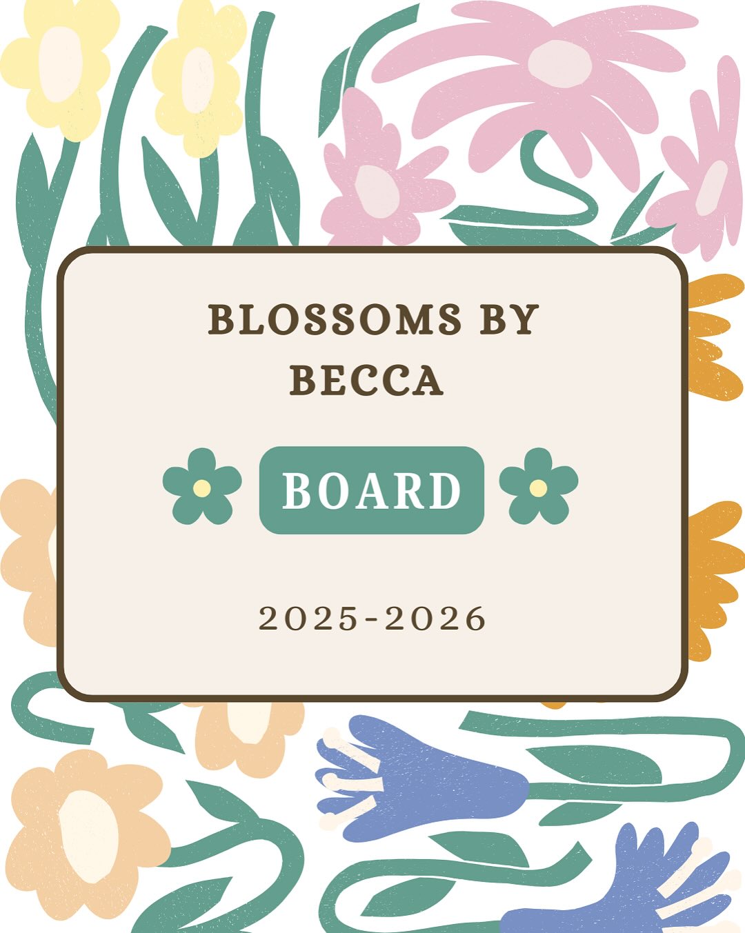 🌸 Meet the Blossoms by Becca 2025 Board! 🌸
We’re so excited to introduce the amazing team leading us through another year of creativity, kindness, and service. Behind every flower we share is a team of passionate leaders committed to the mission of supporting the children and families @stjude 🫂
Here’s to a beautiful year ahead. 🌼💐✨
#BlossomsbyBecca #meettheboard #craftingforacause #stjudestrong #foreverflowers #nonprofit