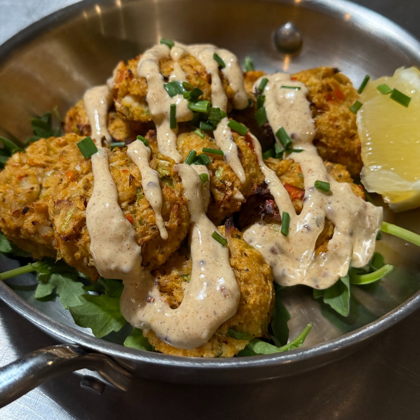 🦀 New Menu Item Alert! 🦀
We’ve just added Crab Cake Tots with Cajun Remoulade to our dinner menu — crispy, golden, and full of flavor. These little bites are big on taste and perfect for sharing (or not 😉).
Come treat yourself this weekend!
🍽️ We're open Friday & Saturday
📲 Reservations highly recommended: https://www.1824house.com/dinnerreservations
#madrivervalley #crabcaketots #feelingcrabbyat1824house #1824house #comeforthemoutnainsstayforthefood #eatinabarn #staymrv #eatmrv #celebratemrv
