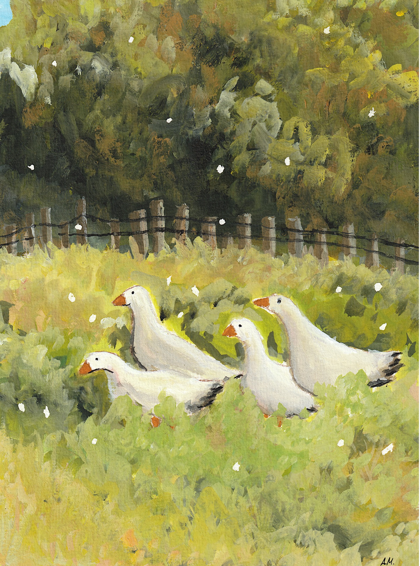 Wandering Geese 🪿🤍
•••
#gouachepainting #geeseofinstagram #gouacheart #animalartwork #gouacheartists #wildfield #cuteartwork #tasmanianmade #tasmanianartist #tasmanianart