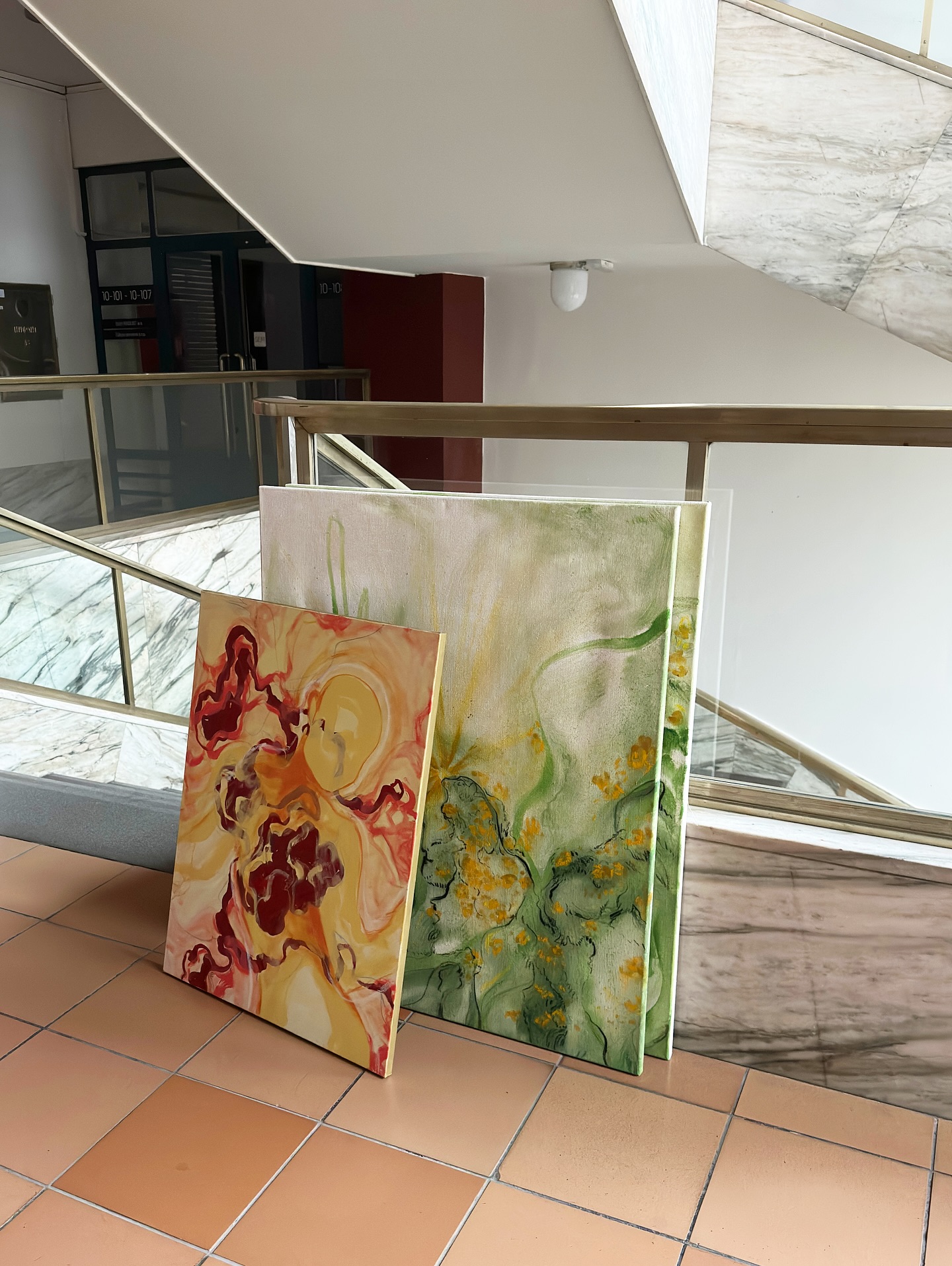 Obrazy co dlouho visely na @strecha_radosti už jsou zpátky u mně v aťase, Děkuji! 🪷🫶
Ke shlédnutí po osobní domluvě v @dumradost.
#dumradost #strecharadost