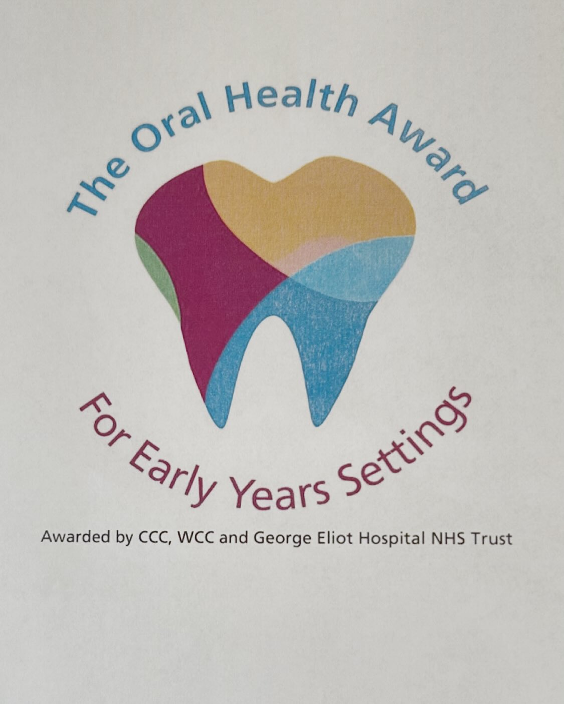 Stepping Stones are proud to announce that we have achieved ‘The Oral Health Award for Early Years Settings’.
A big thank you to the parents and children involved in this with us and a congratulations to Vicky who coordinated and completed the project to achieve this award. 🦷
#oralhealth #earlyyears #eyp #wcc #childrensteeth #claverdon #warwick #preschool #nursery