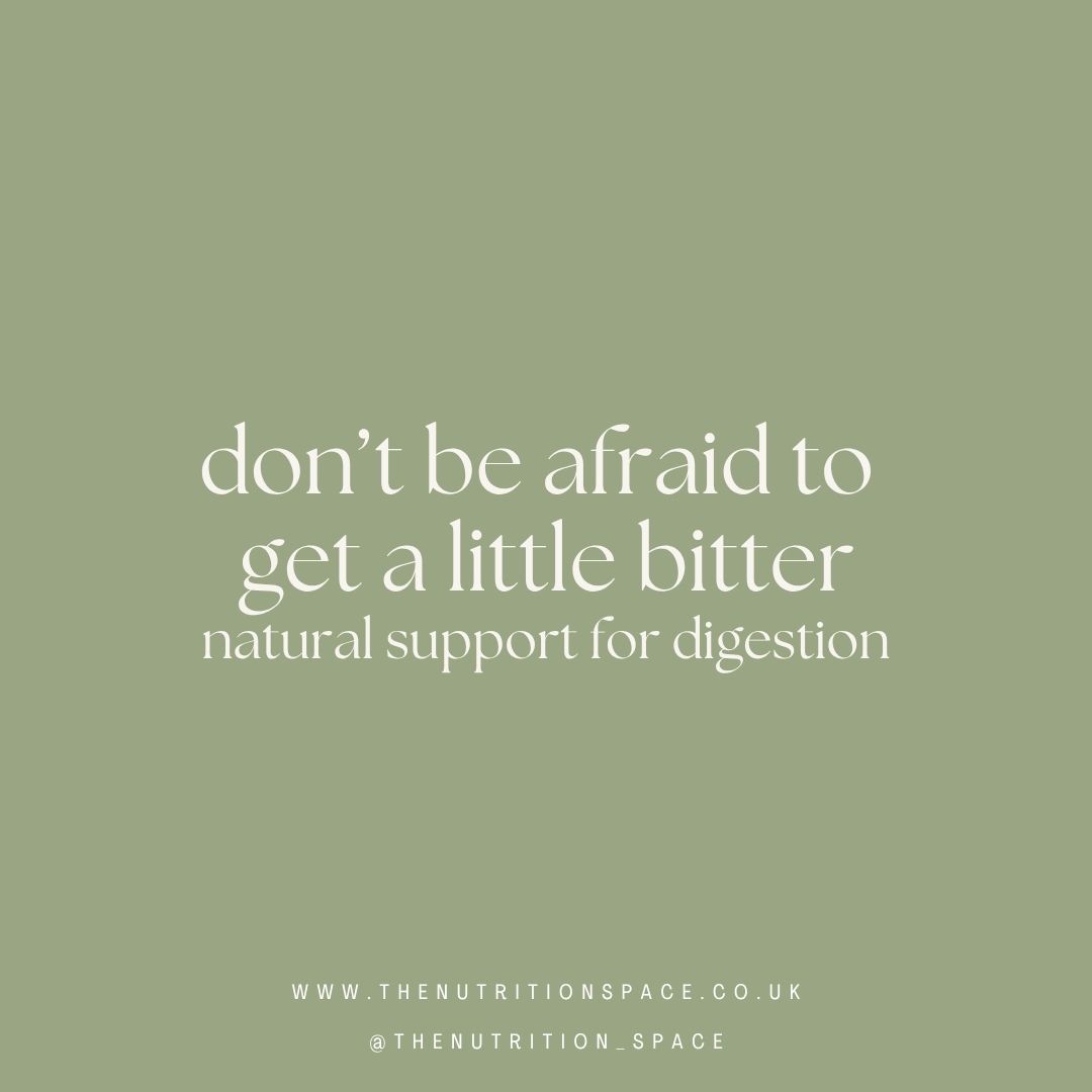 Let’s talk bitters - and no, not the emotional kind!
Including bitter foods in your diet is a simple but powerful way to support digestion - especially if you often feel bloated, sluggish, or like food just sits heavy after eating.
🌿 Why bitter foods matter:
That bitter taste on your tongue isn’t just flavour - it sends a signal to your body to get ready to digest. Bitter foods help:
✅ Stimulate digestive enzymes and stomach acid
✅ Boost saliva production (digestion starts in the mouth!)
✅ Encourage healthy bile flow from the liver
✅ Support liver detoxification and nutrient absorption
Easy bitter foods to enjoy before meals:
– Rocket / arugula
– Dandelion leaves
– Radicchio
– Chicory
– Apple cider vinegar in water
– Lemon or grapefruit slices
– Ginger or digestive bitters (as a tincture or spray)
Tips to incorporate bitter foods:
– Add a small handful of rocket or chicory to your starter salad
– Sip warm water with lemon or a dash of apple cider vinegar 15 mins before meals
– Try a few drops of herbal digestive bitters under the tongue before eating
– Include bitter greens in your stir-fries or smoothies
Bitters are a lost taste in the modern diet, but your gut (and liver) will love you for bringing them back
#digestivehealth #gutsupport #functionalnutrition #bitterisbetter #liversupport #bloatingrelief #nutritiontips #nutritionaltherapy