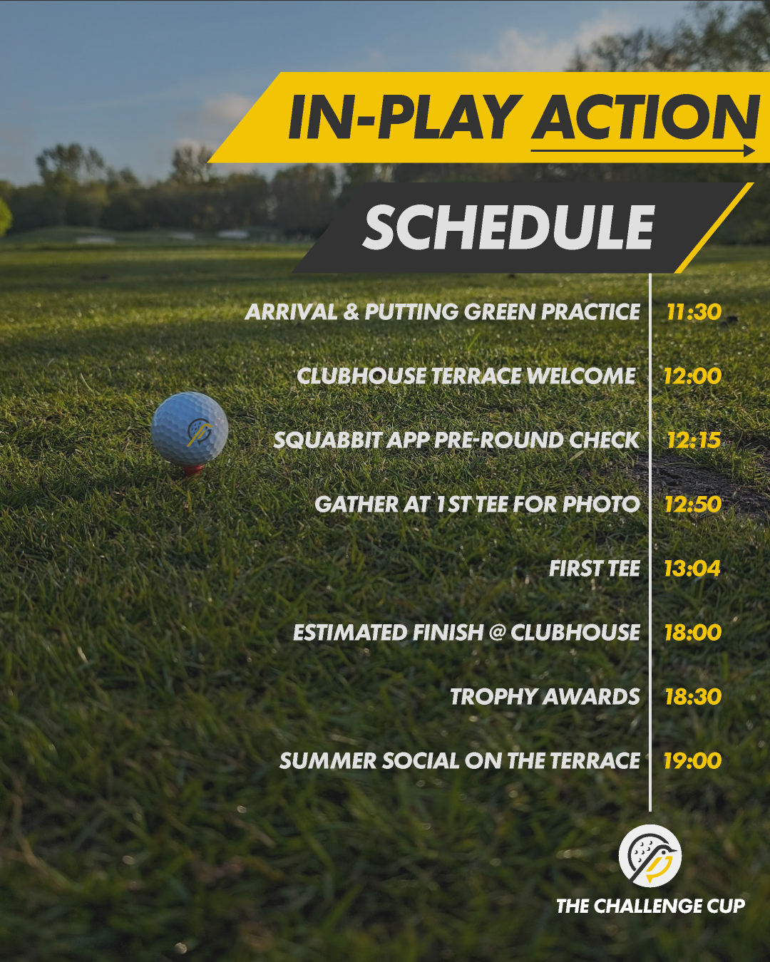 📣 Full Schedule, Long Drive & Closest Pin Reveal!
On Saturday we head to Pyrford Lakes for the first time. Here is the full schedule for the day.
🚀🎯 Swipe across and you'll also find out which holes to focus the most on if you fancy taking home bragging rights and a certificate to show off at family BBQs.
LONGEST DRIVE 🚀
Players will arrive at Hole 11 to be faced with an undulating fairway that's well beyond the only bit of water which guards the tee box and keeps players honest. It's long, it's straight and it's tight with multiple fairway bunkers left and right to be wary of.
CLOSEST TO THE PIN🎯
Players will arrive at Hole 17 to be faced with a 110 yard par 3 from the Yellow Tees. It's a full carry over water with no room to chunk anything short and run up to the green. You're either on or long. Left, Right and short all pose problems!
🏆 The Challenge Cup
🗓️ 19th July 2025
📍 @pyrfordlakes
#LFGTour #LFG #LFGTourTheChallengeCup #PyrfordLakesGolfClub
#Golf
