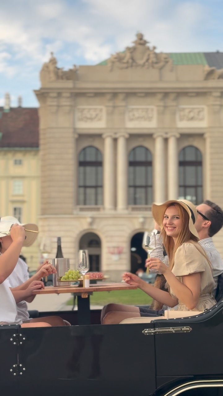 🍷✨ Vienna Dinner Tours – Wine Tasting Experience ✨🍷
Discover Vienna like never before!
Join us for an unforgettable evening filled with elegance, flavor, and charm. Cruise through the historic streets of Vienna in our vintage-style e-cars while enjoying a curated wine tasting featuring Austria’s most famous vines.
🧀 Paired with gourmet bites
🎶 Surrounded by Viennese music
🌆 With stunning views of the city’s landmarks
Perfect for couples, friends, and anyone who wants to experience Vienna in style.
📍Limited seats – book now via link in bio!
#ViennaDinnerTours #ViennaWineTour #WienGenuss #VisitVienna #ViennaExperience #Weinverkostung #AustriaWine #WienLiebe #ExploreVienna #WienErleben #DinnerOnWheels #ViennaNights #CityToursVienna #VintageVienna #WienerAbend #RingTours