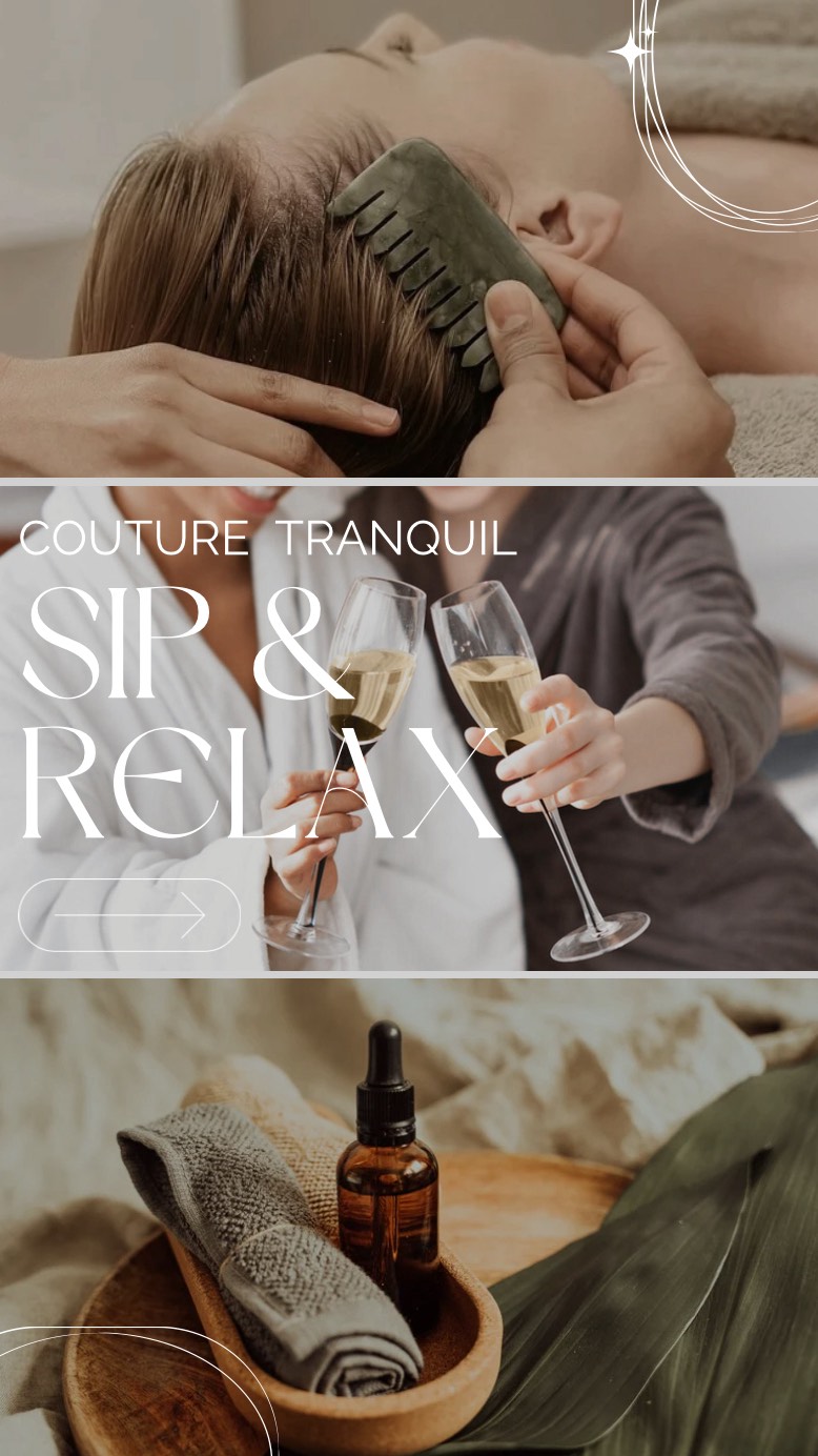 You are personally invited to an exclusive day of indulgence at Couture Salon & Spa on Sunday, August 10th. Our Tranquil Sip & Relax Event is designed for a select few of our cherished guests who deserve a moment to truly unwind and be cared for. Each guest will experience our NEW service launch, the Signature Scalp Ritual. Tickets $149.
As one of our cherished guests, you’ll enjoy:
✨Our NEW! Signature Scalp Ritual that melts away tension and promotes healthy, beautiful hair
✨Savor a thoughtfully curated brunch and mimosa bar, crafted to complement your experience.
✨Indulge in a serene atmosphere with limited seating to ensure the ultimate in personal attention and care.
This is more than an event. It’s a moment created for you to exhale, restore, and feel completely cared for.
Morning and afternoon reservations available.Space is limited and will book quickly.Reservations are booked on a first come first serve basis.
Call: (562)360-1445
To purchase your ticket! ✨
#couturesalonspa #whittier #naturalconceptsalon #beautywithoutcompromise #naturalsolutions