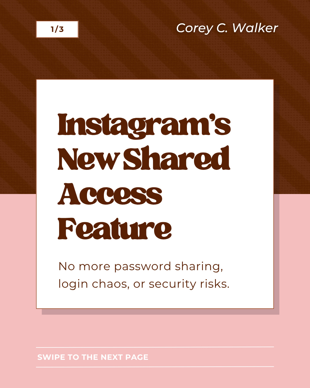 This update should have come years ago! Facebook has had the ability to have admins for as long as I can remember, but IG? Nope, just share your password with anyone working on your account. It made no sense, especially when they were pushing 2-factor authentication at the same time!
Now, with Shared Access, you can now invite team members to help manage your account—no password sharing required.
Whether you're a brand, creator, or business, this feature streamlines content management, engagement, and inbox control.
Here’s what you can do:
Invite up to 3 people (or 9 with Meta Verified)
Control permissions for posts, Stories, and Inbox
Track collaborator activity in real-time
Revoke or update access at any time
How to set it up:
Go to Profile > Menu > Shared Access
Tap Invite People, choose up to 3 (or 9) collaborators
Send the invite (expires in 7 days
💡Bonus: Inbox and Story access can be toggled individually.
🔐 No more shared logins. No more chaos.
