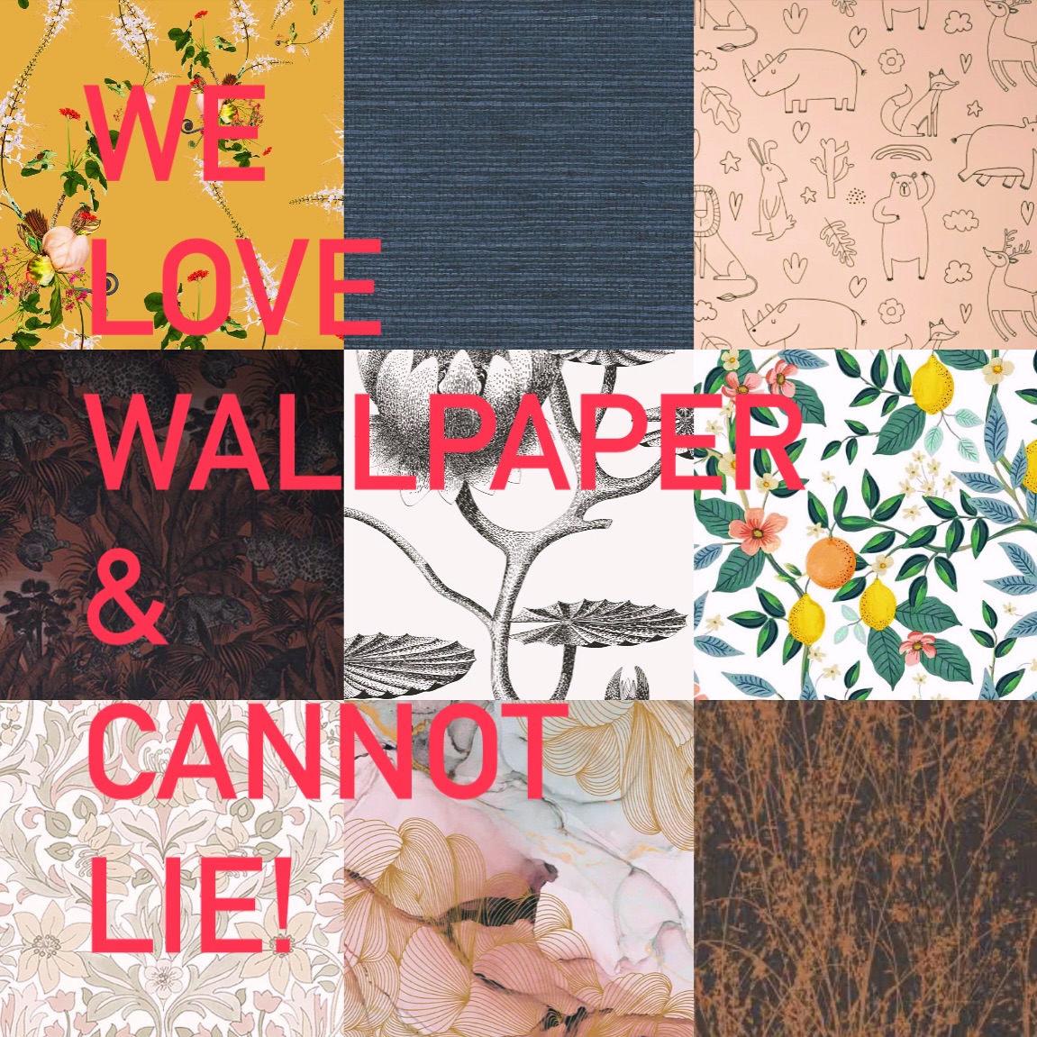 Caution: Intentional wall coverings may lead to spontaneous outbursts of joy! Make them bold, make them wild, make them yours… just don’t make them snoozy!