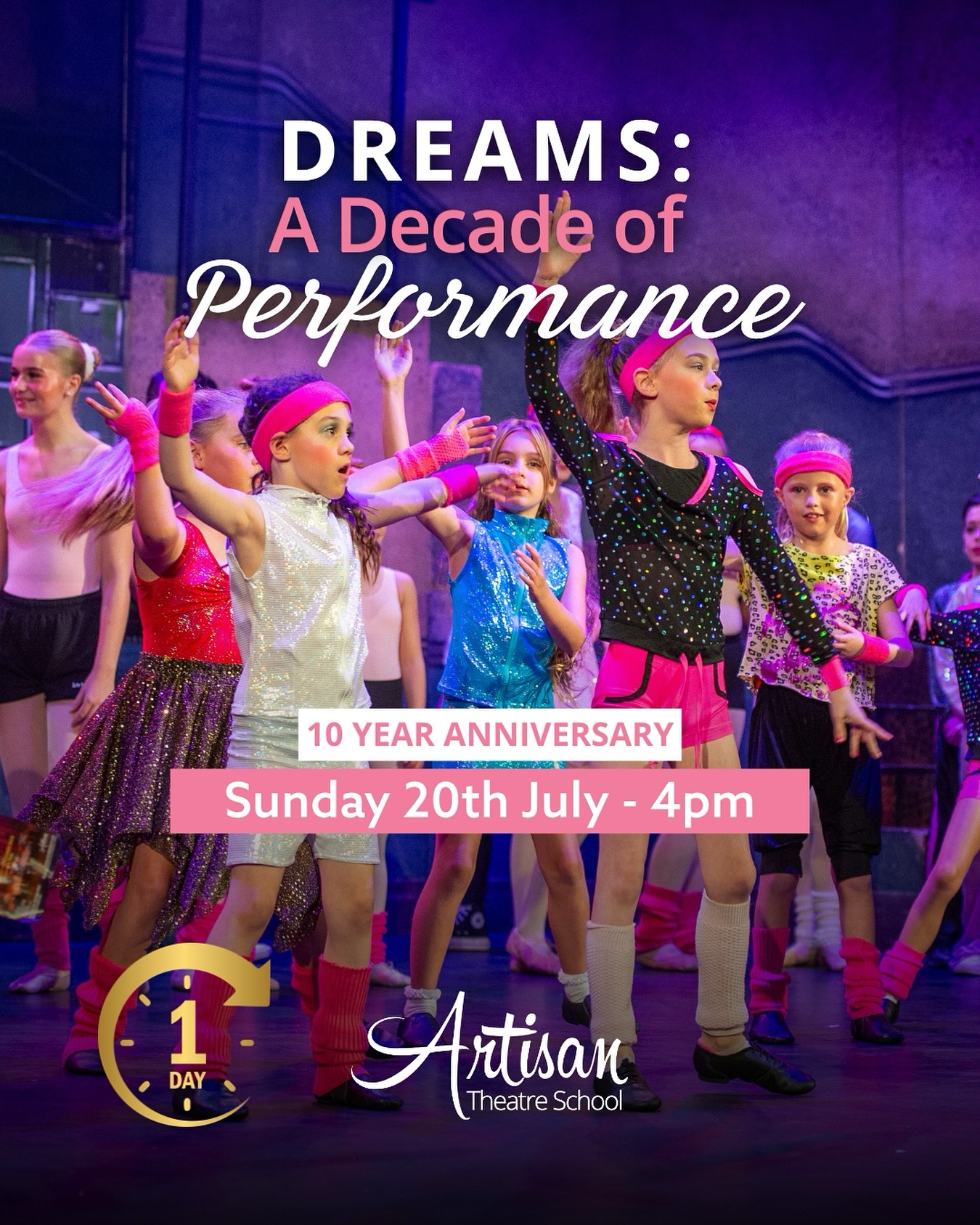 It’s nearly here! Tomorrow’s the day we celebrate 10 years of Artisan Theatre School with a spectacular showcase 🎭
The talent, energy, and passion these young performers bring to the stage is not to be missed.
🎫 Grab your tickets before it’s too late – link in bio ⬆️
#MusicalTheatreMagic #StageSchoolStars #TheatreKidsUK #LivePerformanceUK #ArtisanTurns10