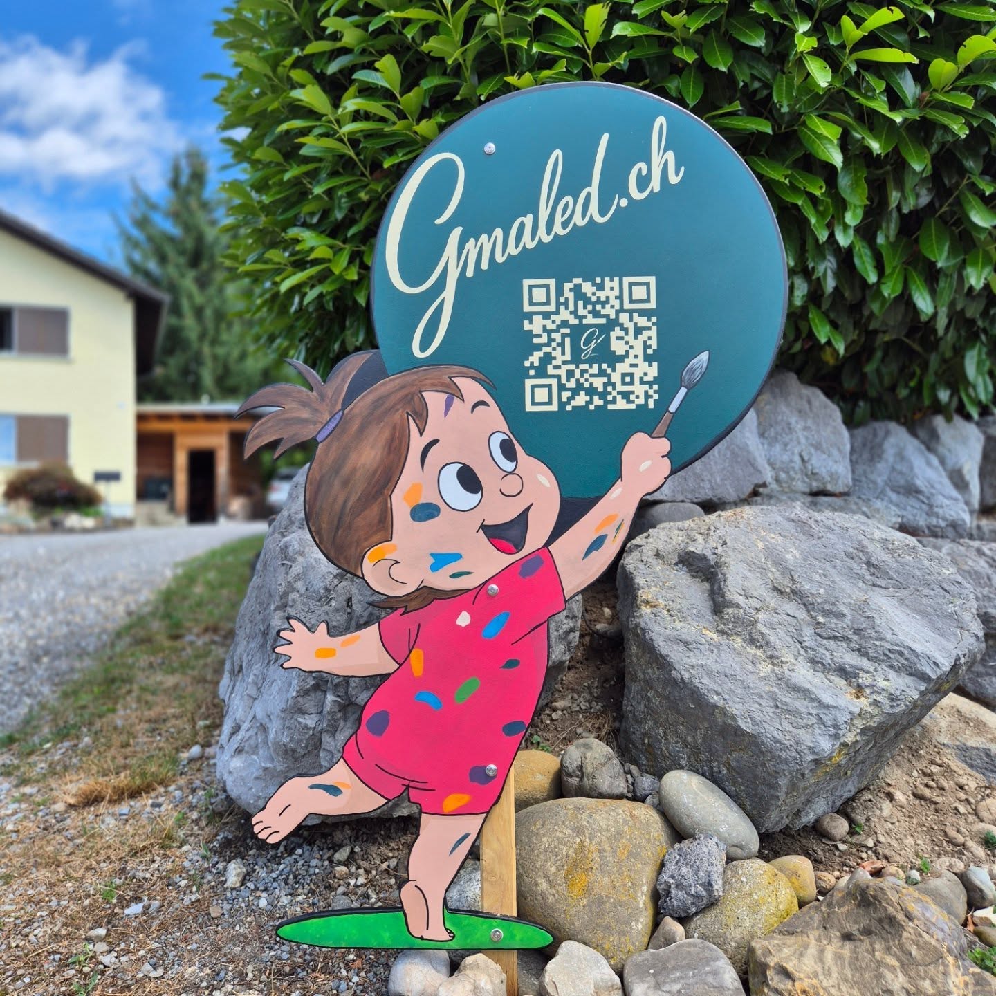 Strassenschild. Von gmaled für gmaled.