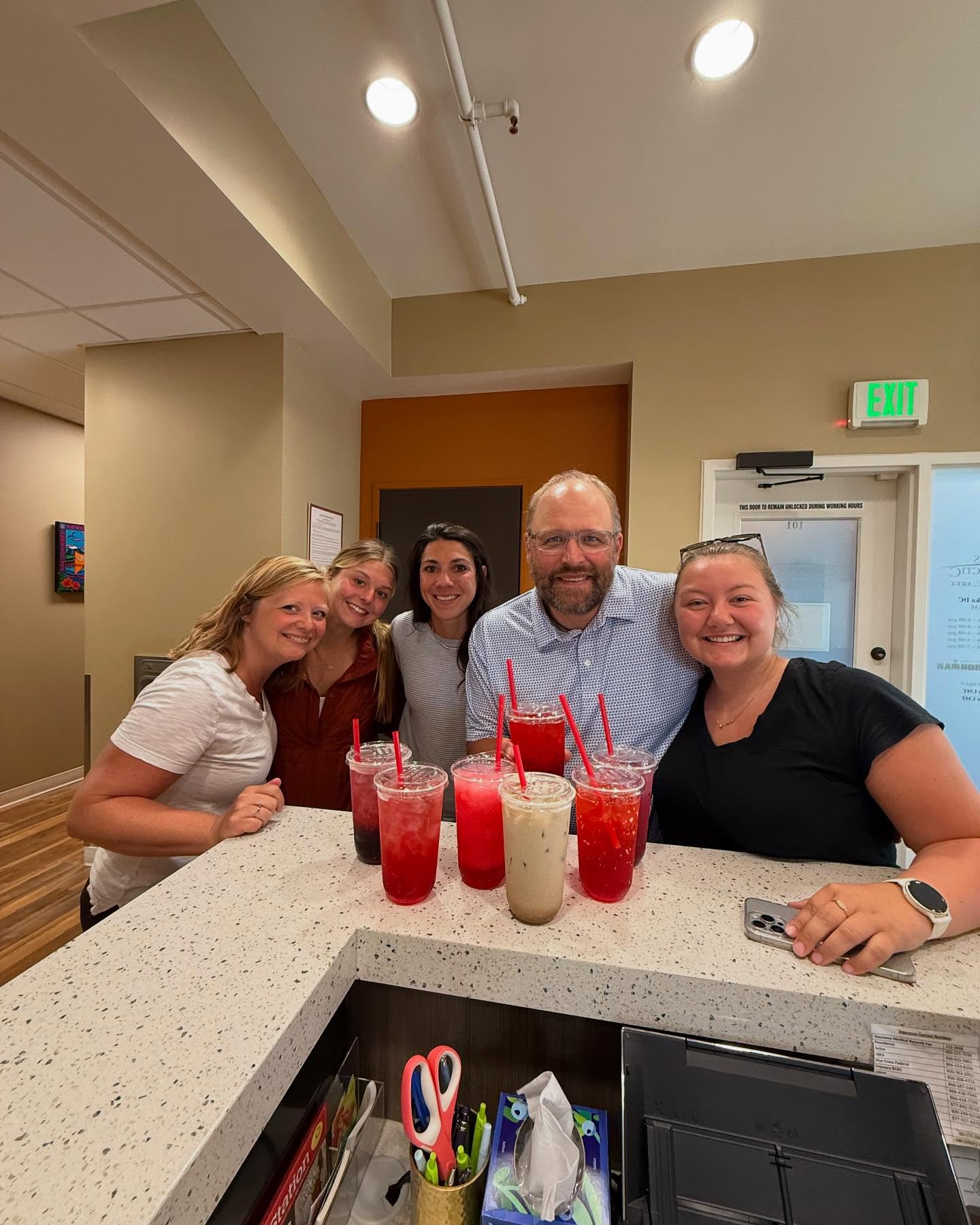 The office had a sweet surprise today…go check out SideDoor @steamdotcoffee @sidedoor.ak