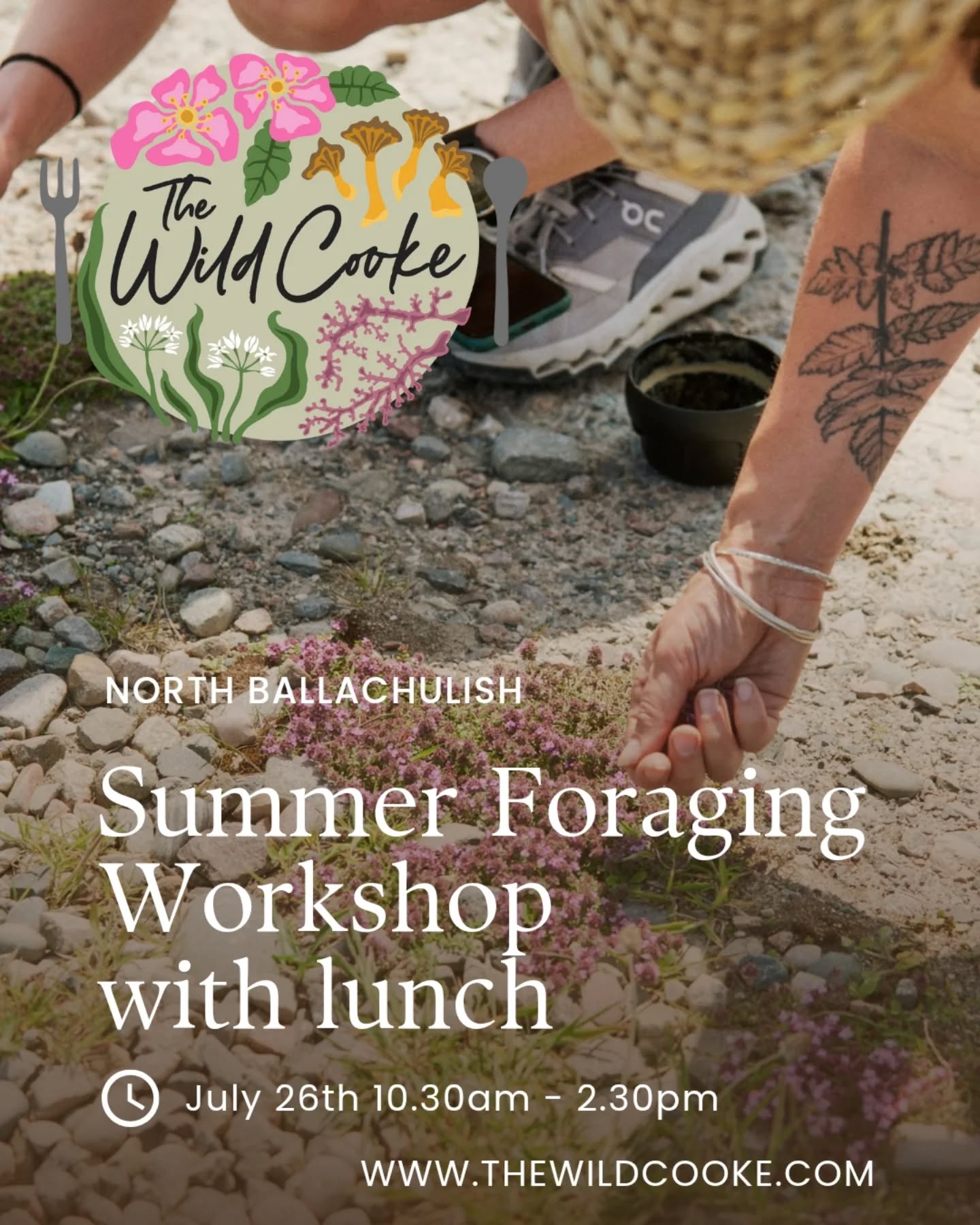 I'm back teaching half day courses with lunch! This is a great opportunity to connect with your environment, listen to some stories and learn how to read the landscape. As well as tasters and drinks I'll be serving up a foragers picnic 🤗🌱🙌
North Ballachulish
July 26th 10.30 am - 2.30 pm
£65 pp
Book on my website 😁👌
https://www.thewildcooke.com/scotland
For those south of the Border I'm offering the same course in Much Wenlock on Saturday the 16th of August (10am to 2pm)
📷 @bvonenoch