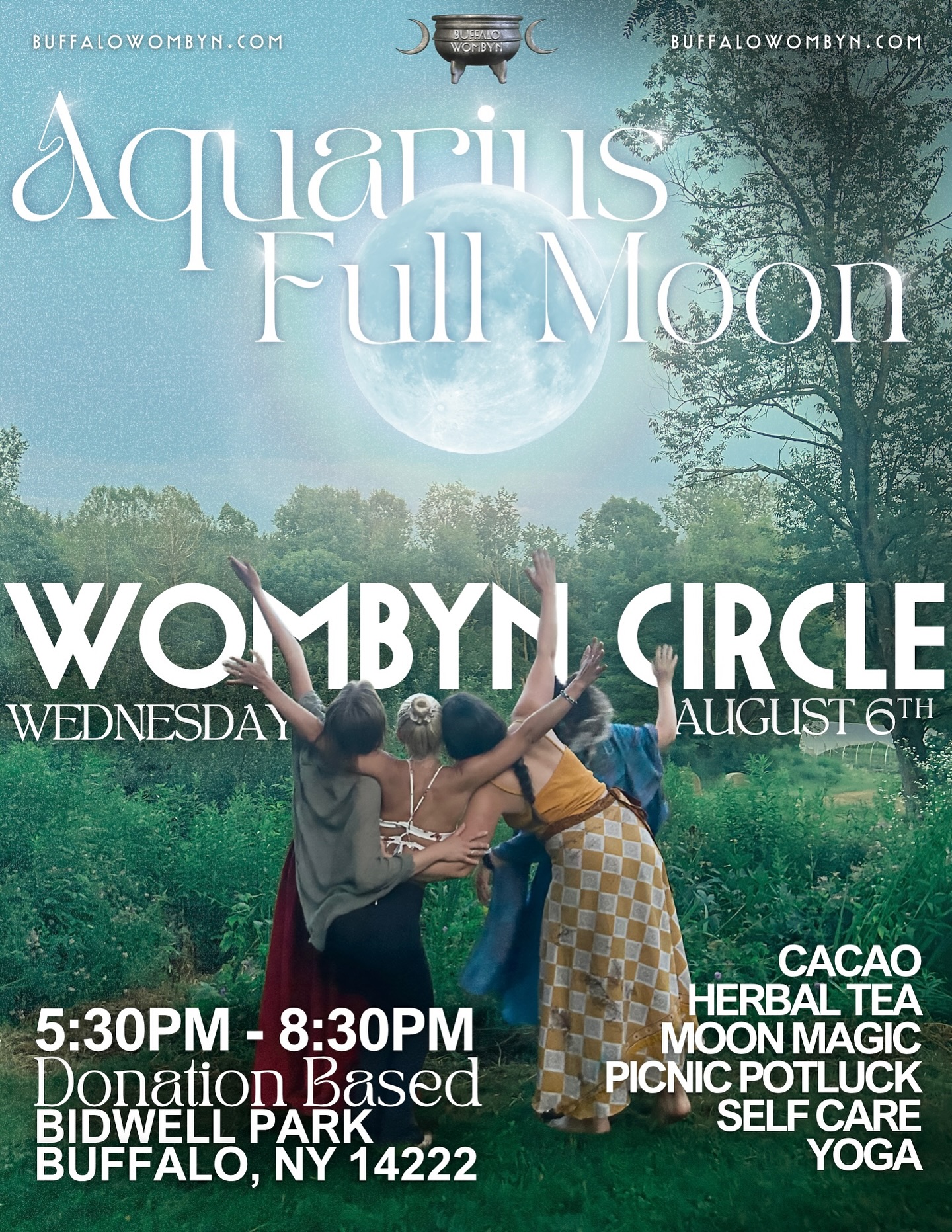 Gather with us for AQUARIUS FULL MOON - WOMBYN CIRCLE!🌕
@ Bidwell Park, August 6th!
This Full Moon Wombyn Circle is donation based - Donations appreciated, payments are optional! ✨
RSVP LINK IN OUR BIO - We hope to see you there!
Thank you, thank you, thank you! 🌿