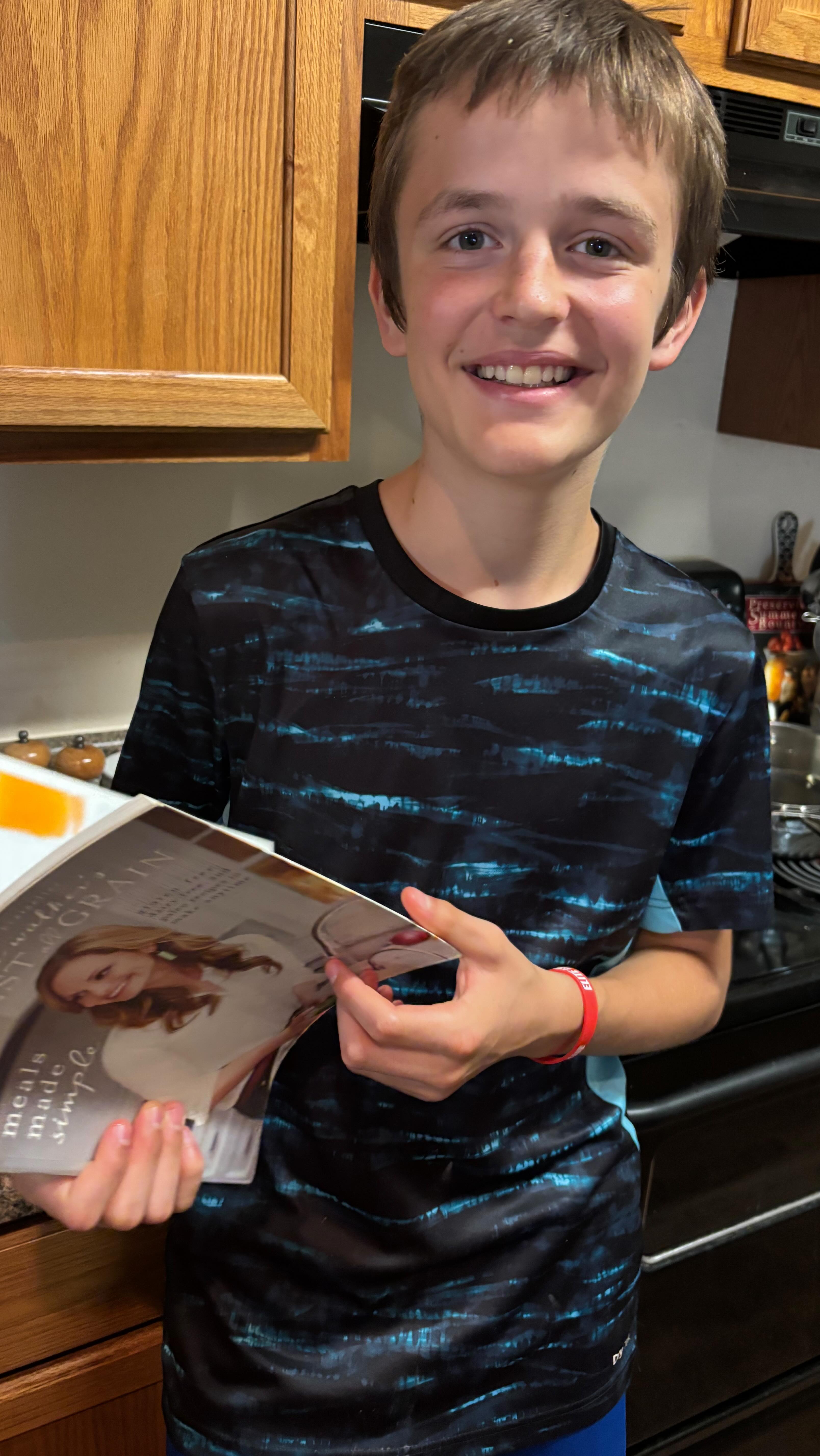 My 15 year old in the kitchen making wraps. These are gluten free version from Danielle Walker’s cookbook “Against All Grain”. I’m so thankful my kids are cooking more and more. Teach them young and it surely pays off.
#kidsinthekitchen #glutenfree #againstallgrain