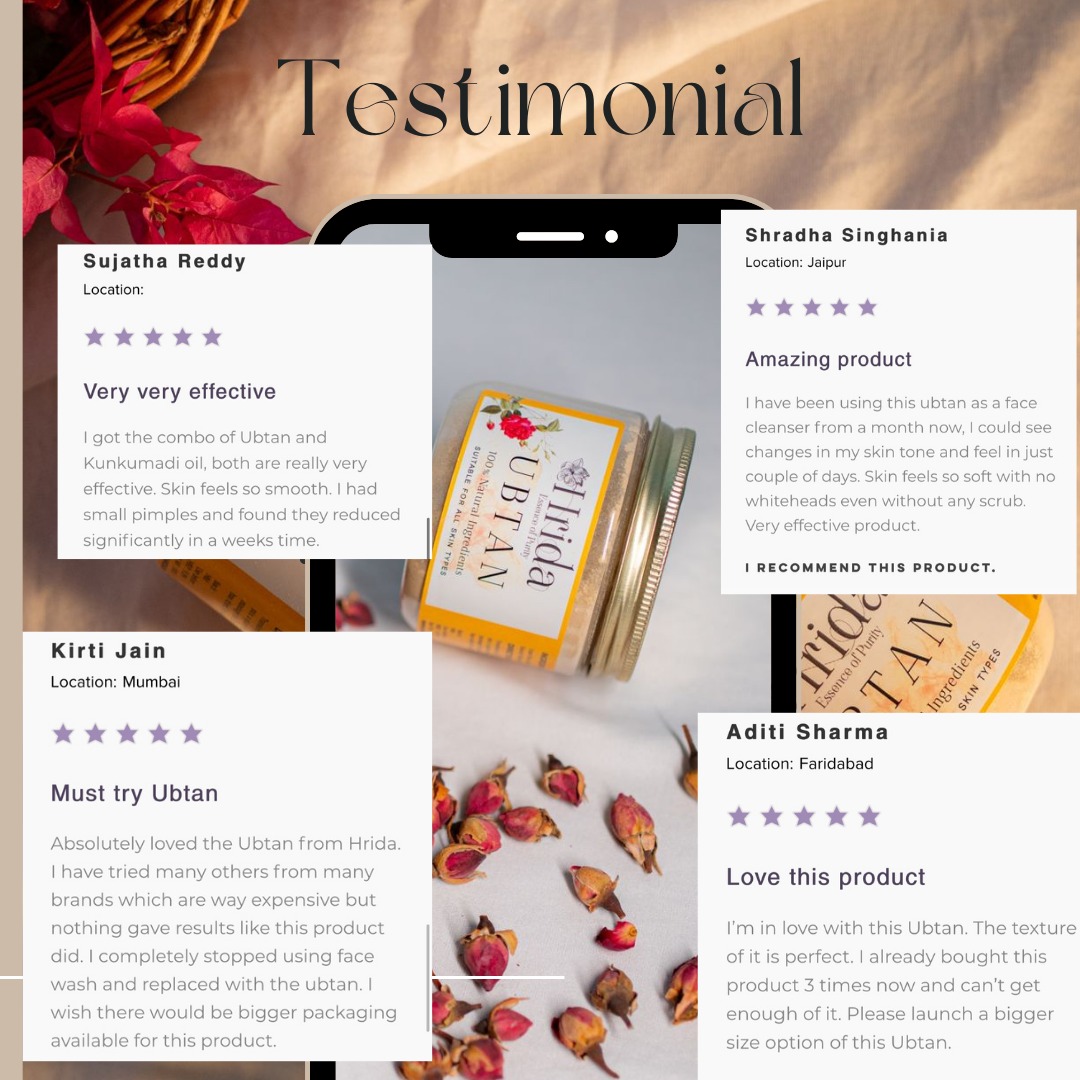 🌿✨ Our Most-Loved Product! ✨🌿
Trusted by 100+ happy customers and counting…
We’ve sold over 10,000 units of our best-selling 100% natural Ubtan! 💛
Why they love it?
✔️ Skin lightening
✔️ Visible brightening
✔️ Gentle tightening
✔️ And it’s completely natural — no nasties!
Join the glow gang 🌟
Because radiant skin starts with the right care.
📦 Shop now & see the magic yourself!
#BestSeller #NaturalUbtan #UbtanLove #SkinBrightening #GlowingSkinNaturally #AyurvedicSkincare #CleanBeauty #100PercentNatural #SkincareThatWorks #RitualsOfGlow