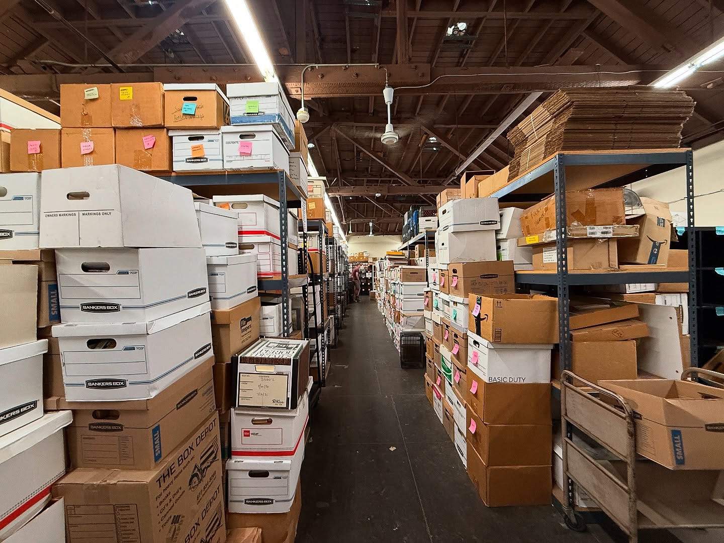 Some of these books haven’t seen light in years.
We’re opening every box by the end of the month.
Come see what’s inside—Instagram live starts today at 1PM.
#livesort #livestream #savethebooks #thelastbookstore