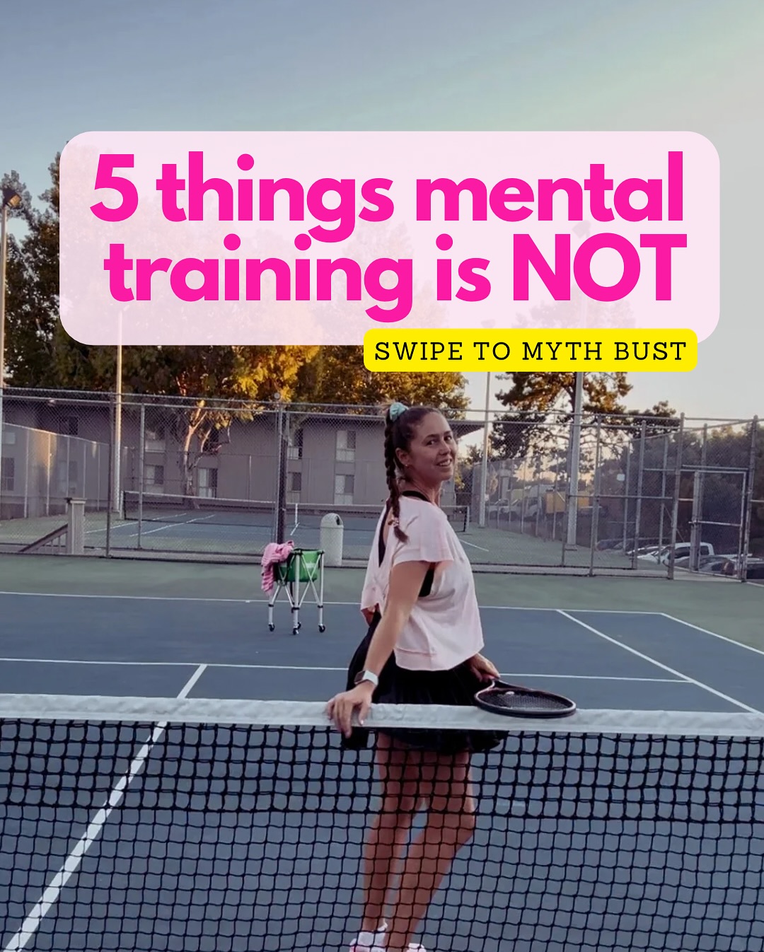 Think mental training is just for athletes & performers who are “struggling”?
Think again.
Let’s clear this up:
Mental performance coaching is NOT therapy.
It’s NOT toxic positivity.
And it’s definitely NOT a magic fix.
Mental training is about building your mindset like a muscle, with reps, intention, and strategies that actually work.
This post breaks down the 5 biggest myths I hear.
Ready to build your mental game?
Link in bio 🧠💪🏼
DM with questions 😁
#MentalPerformance #MindsetMatters #AthleteMindset #MentalGameStrong #MentalTraining #SportsPsychology #ConfidenceCoach #AthleteLife #TennisMindset #SoccerMindset #BasketballMindset #PeakPerformance #HighPerformanceHabits #CalmUnderPressure #ResilientAthlete #MentalStrength #MentalFitness #GrowthMindset #TrainYourBrain #FocusTraining #SportsConfidence #PreGameRoutine #PostGameReflection #AthleteSupport #SportsParentTips #MindsetCoach #PerformanceCoaching #YouthAthletes #FemaleAthletes