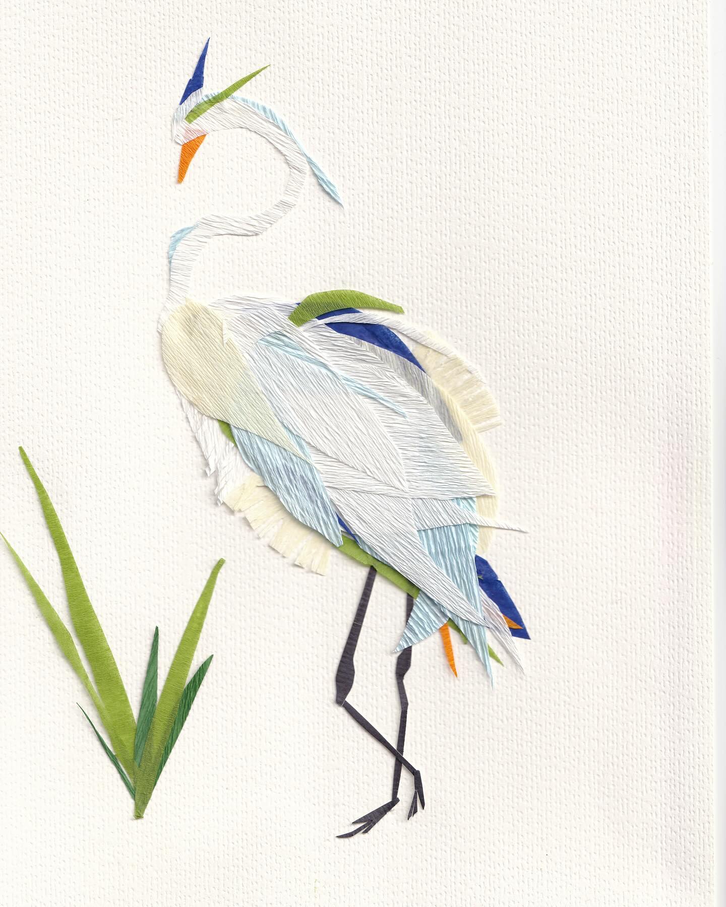 Heron I: made in 37 mini sessions between diaper changes, peeling 3 bananas, and a dramatic reading of The Very Hungry Caterpillar. Washed in sea glass blues, vintage greens, and a splash of citrus — she’s coastal, a little scrappy, and held together by tacky glue and melted popsicles. she’s 1 of 2, because everyone needs a sister (slash bff who is one).