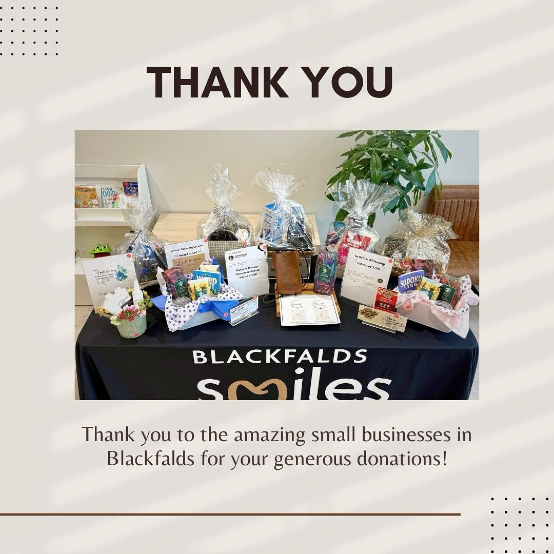 We are beyond overwhelmed with the generosity of our community! Thank you to all of the small businesses in Blackfalds who were able to donate to the Silent auction. ๐๐๐ Let's show The Blackfalds Seniors Club some love tomorrow from 4-8pm with the funds raised from this silent auction ๐ฅณ๐๐
@thebeautybarblackfalds
Bee Pristine Cleaning
@diamondliquorblackfalds
@dynamicmassagetherapy
@globalpetfoods_blackfalds
@hunnybeephotography23
Blackfalds IGA
Naturally You Body Products
@river47woodworking @river47michellelynn
@rose_holly_2021
@sabrinas_pizzeria
@blackfaldsstarbucks