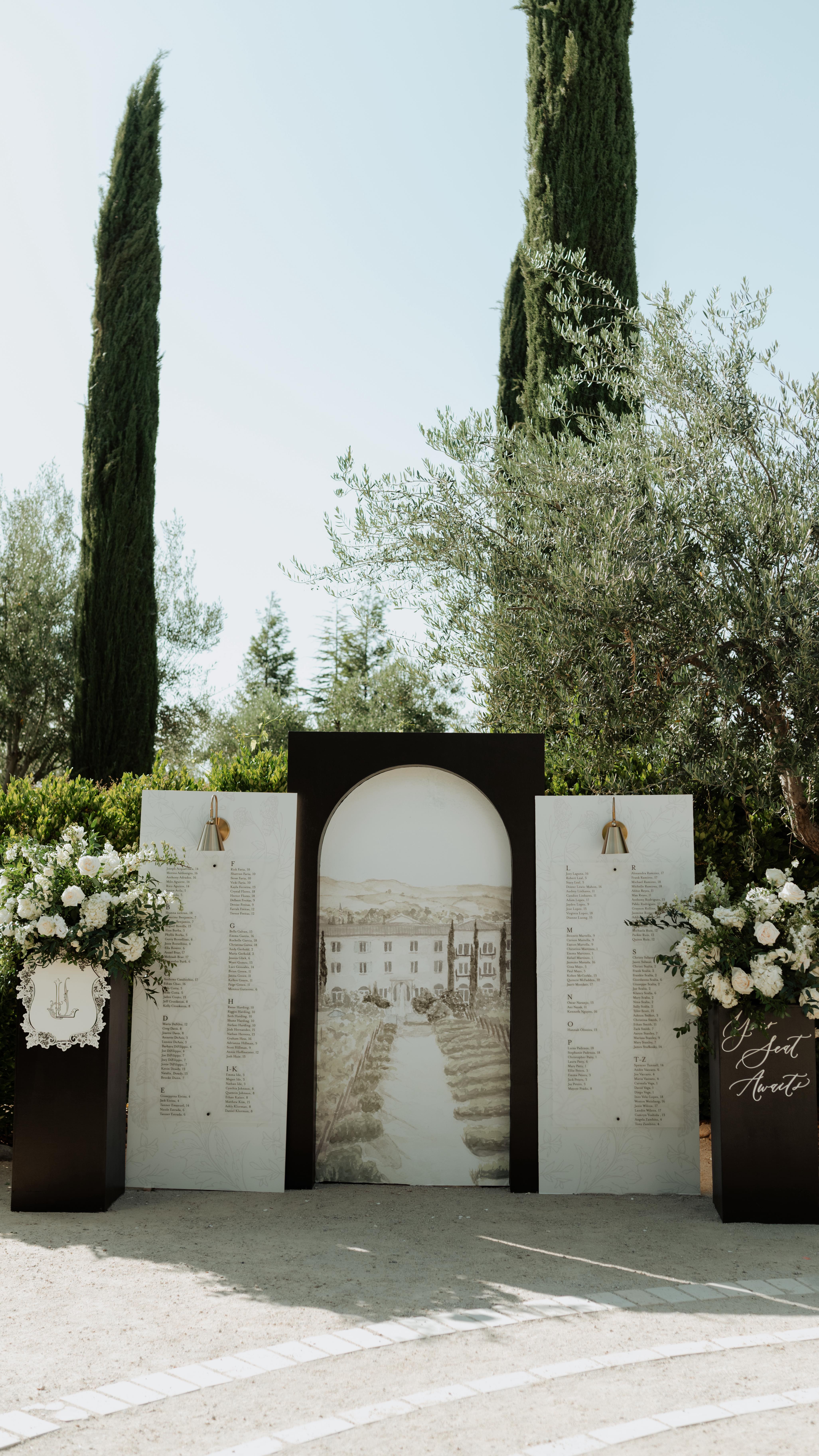 We’re just here to make your wedding guests happy … with our Chapin bell wall #stockroompicks PICKS: Chapin wall