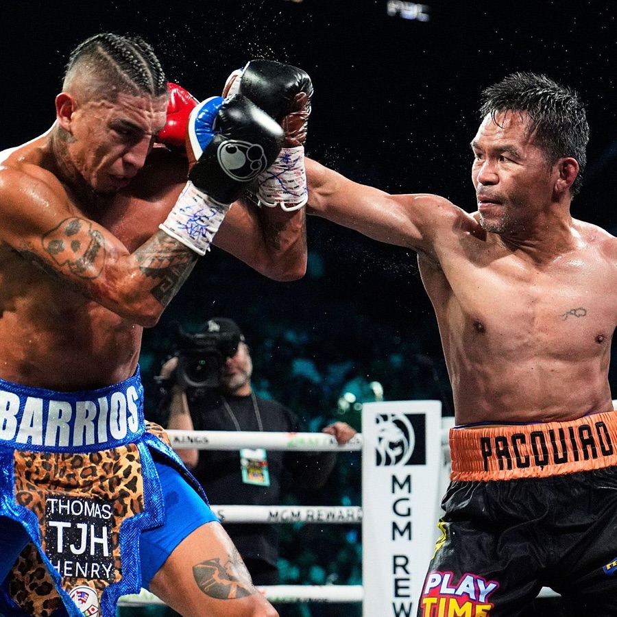 #BOX CONCLUYE EN EMPATE PELEA ENTRE MANNY PACQUIAO Y MARIO BARRIOS 🥊
Luego de 12 rounds, la pelea de este sábado entre @mannypacquiao y @boxer_barrios concluyó en empate, manteniendo Barrios su título mundial CMB del peso Welter.
#deportes #noticiasdeportivas #boxeo #boxing #pacquiao