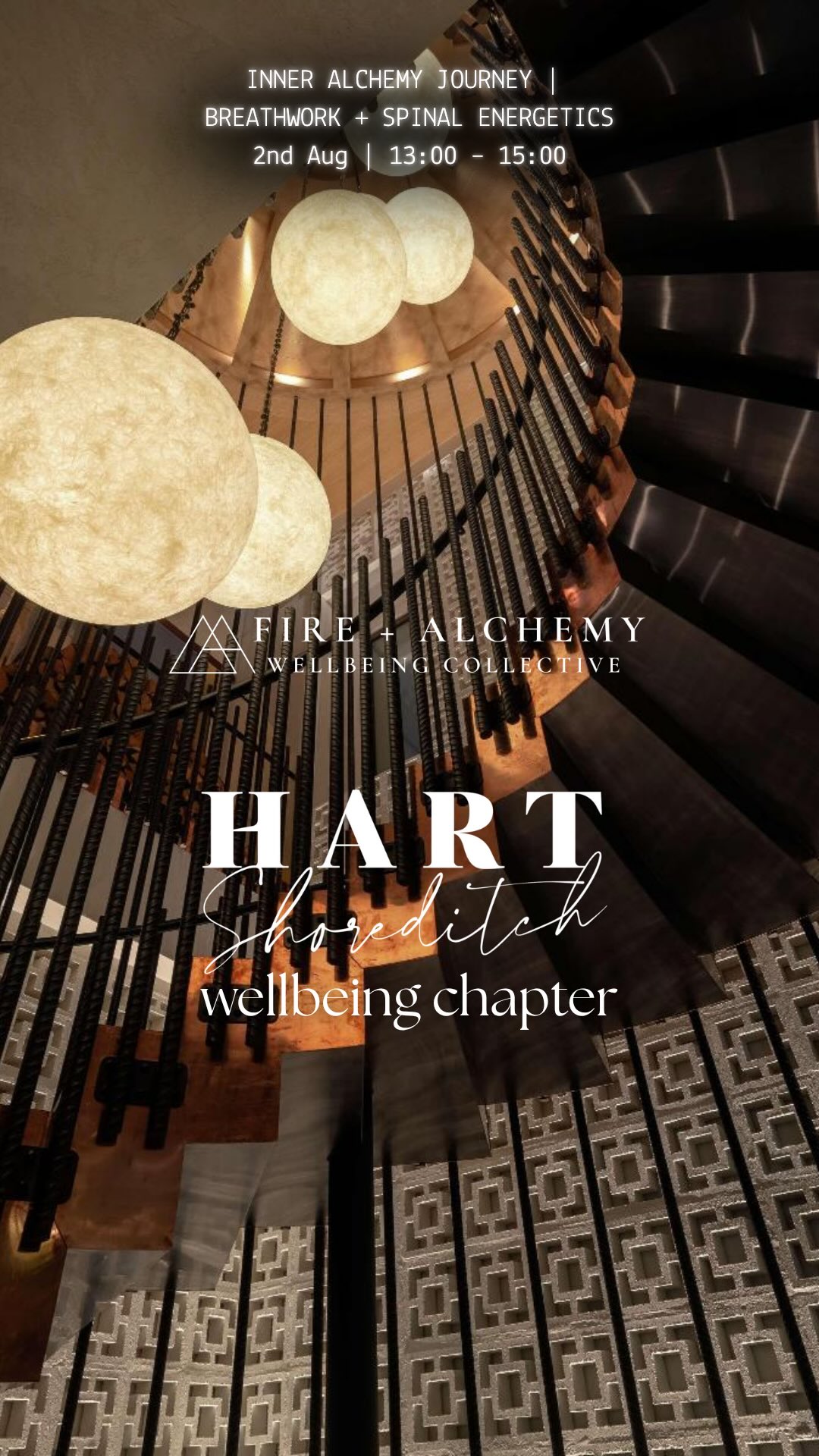 Join Thalia and Carly for a powerful two-hour experience designed to release what’s stuck, soothe the nervous system, and reconnect you to the grounded, vibrant self that lives beneath the noise.
Through a carefully curated sequence of Conscious Connected Breathwork, Spinal Energetics, Somatic Bodywork, and Energy Healing, this immersive journey invites you to:
— unravel emotional tension held in the jaw, chest, hips, and spine
— discharge energetic blocks that keep you in overdrive
— restore internal flow, balance, and spaciousness
— come home to a body that feels safe, alive, and fully yours
Set within the calm, intimate space of the Hart Hotel, you’ll be guided with care through breath, subtle movement, energy shifts, and release—held by the gentle, intuitive presence of two deeply skilled practitioners.
You do not need to know the how. Just come with your breath, your body, and a willingness to feel.
Leave lighter. Clearer. Reconnected.
Spaces are intentionally limited to keep this experience intimate.
Booking now open.
INNER ALCHEMY JOURNEY | BREATHWORK + SPINAL ENERGETICS
Date: Saturday 2 August 2025
Time: 1.00 – 3.00pm
Where: Hart Hotel, Curio Collection by Hilton
61 – 67 Great Eastern St, Shoreditch, London EC2A 3HU