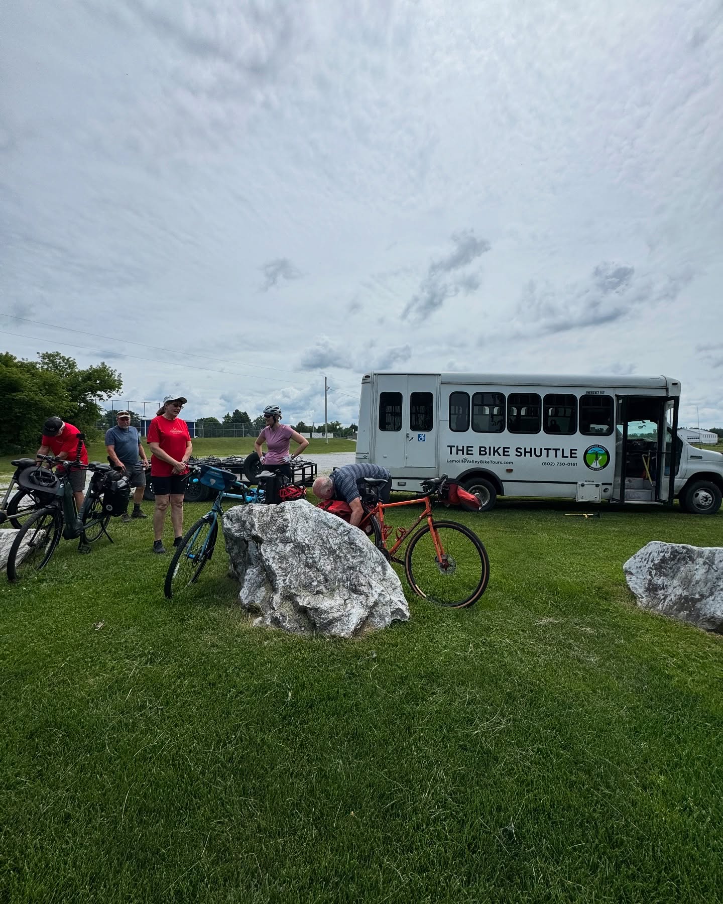 So many new faces from far away places on The Bike Shuttle this week! See you on the trail!
#bikeadventure #biketours #bikeshuttle #lvrt #lamoillevalleyrailtrail #railtrail #railstotrails #vermontvacation #visitvt #bikevacation #biketrip