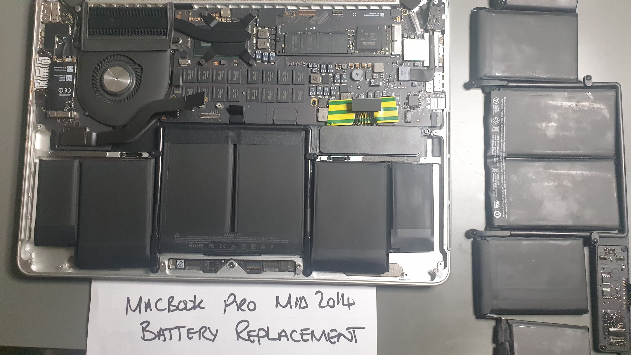 MacBook Pro 13" Retina Display
Mid 2014 Battery Replacement
Family Model A1502
Battery Type: 71.8 W h Li-Poly / 6 Cell
Battery Life: 9 Hours
Apple Model No: A1502 (EMC 2875)
Model ID: MacBookPro11,1
Apple Order No: MGX72LL/A*
Apple Subfamily: Retina Mid-2014 13"
#apple #macbookpro #macbooka1502 #emc2875