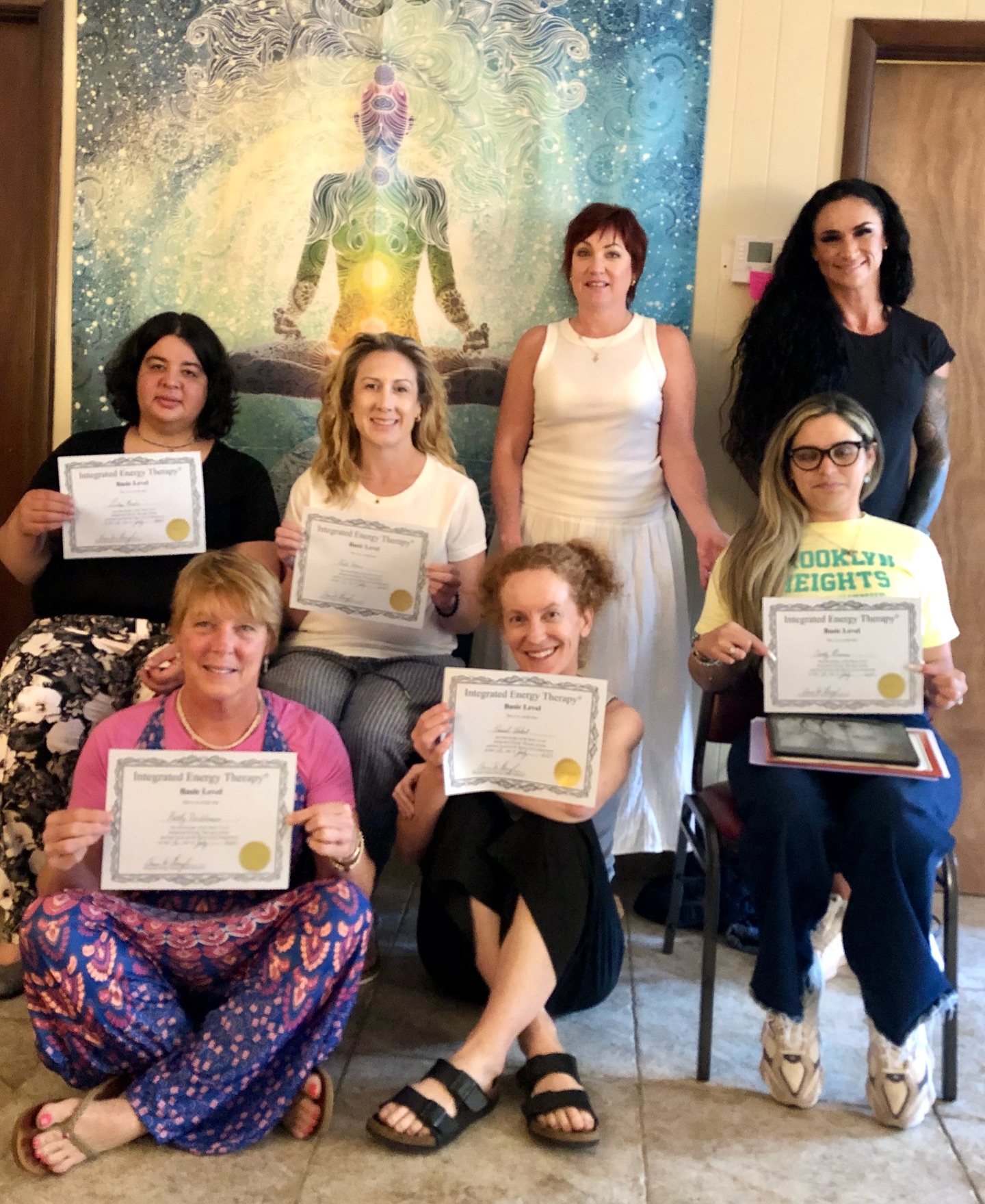 Congrats to the latest group of IET graduates. The real magic happens in the Intermediate level and yesterday did not disappoint.
Big releases, big validations, big sensations and lots of snoozing. I love this class the most!
To see the faces of those who’ve previously questioned their ability to sense energy ..now walk away with 1st hand experience of moving stagnant energy is amazing. Swear this energy can relax you so hard you’re snoring in 2 minutes.
Next round of Basic/intermediate is in Clifton at Montclair Psychic school (NJ Reiki center) November 8 & 9 2025. Space is limited to eight students and is filling fast —only four spots left.
Visit Montclairpsychicschool.com and their class schedule page for registration.