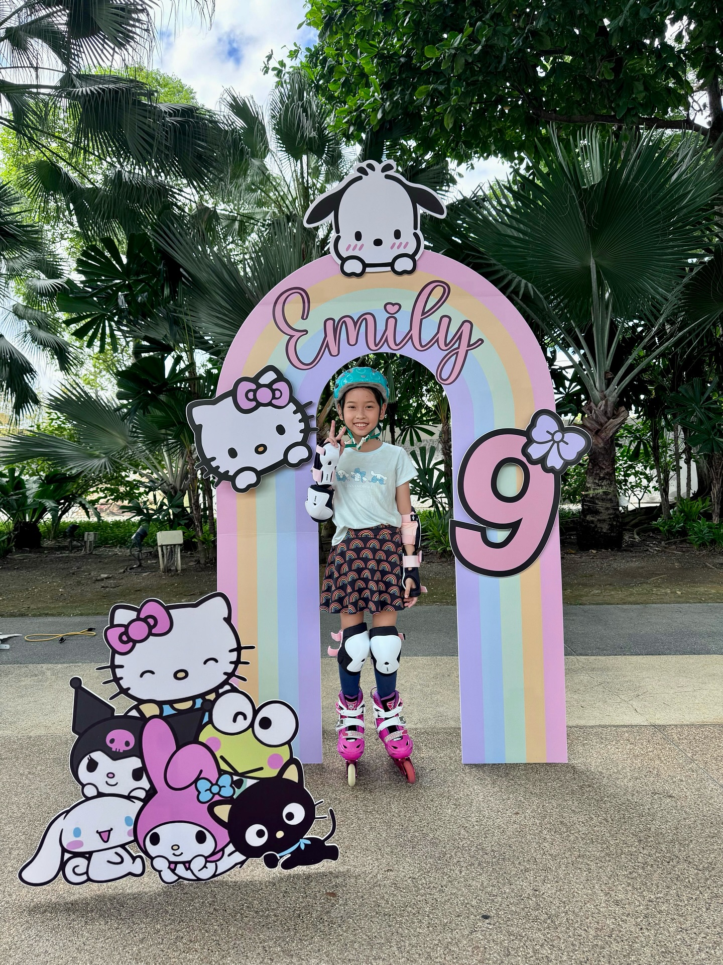 Emily turns 9 🎉 — and she rolled into it in style! 🛼
Her birthday wish? A skate party with her besties — and we made it happen! ✨
⠀⠀
Happy 9th Birthday, Emily!
We’re so glad to be part of this special milestone. 💖
Activity: @littlewheelwerks
Decoration & Dinosaur: @poppyparade.co