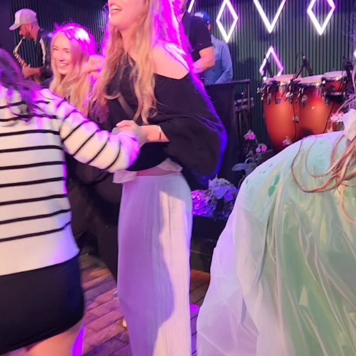 Last Friday after a 5 hour train ride from Stockholm to Copenhagen, I almost stayed in because of the rain… but instead, I ended up dancing under the lights at Tivoli Gardens (the world's third oldest amusement park) and to my surprise, stumbling upon a Train concert! 💫🎶 It's one of those nights that makes you love happy accidents. #tivoligardens #visitcopenhagen